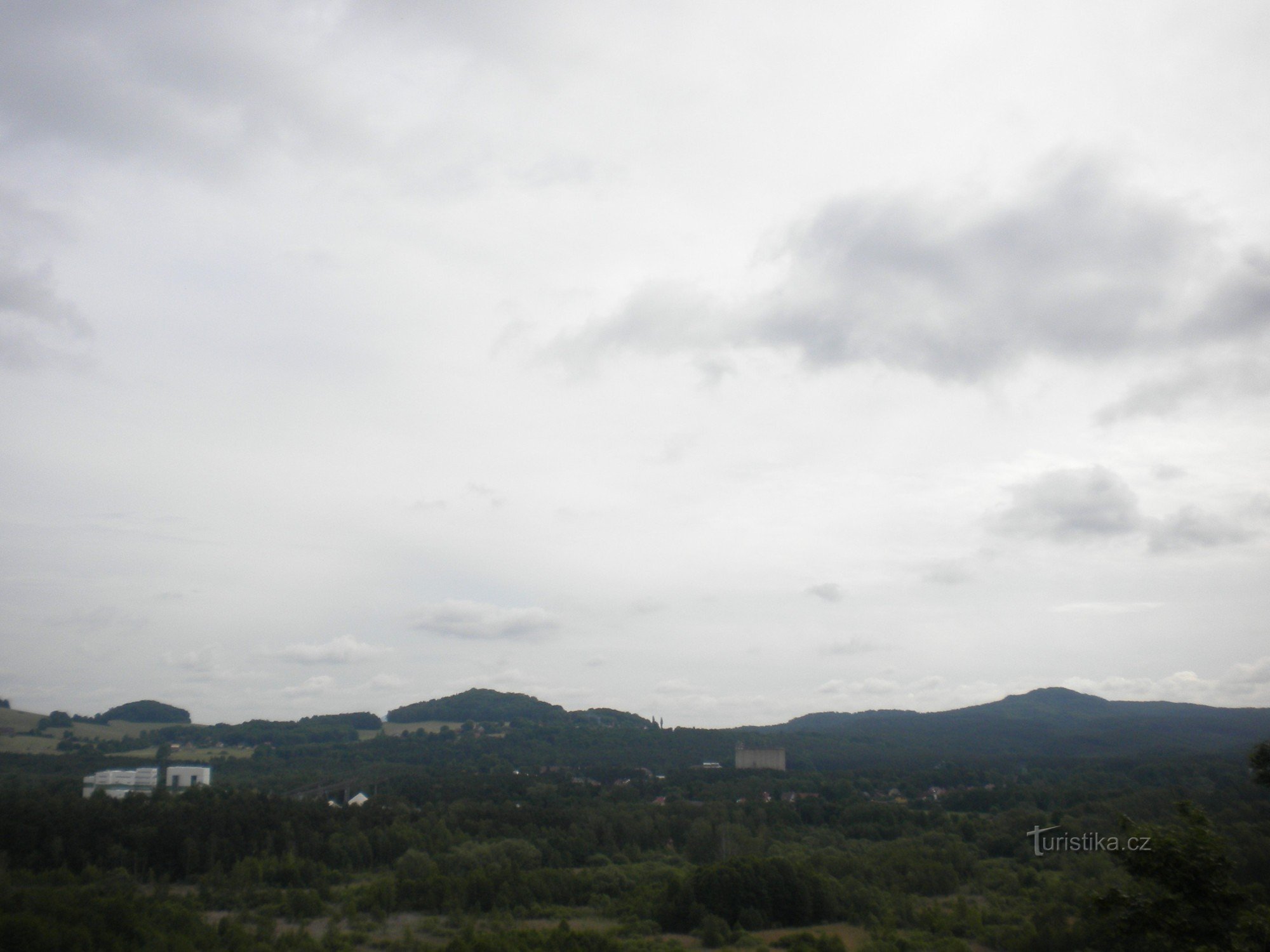 Vistas da plataforma do castelo.