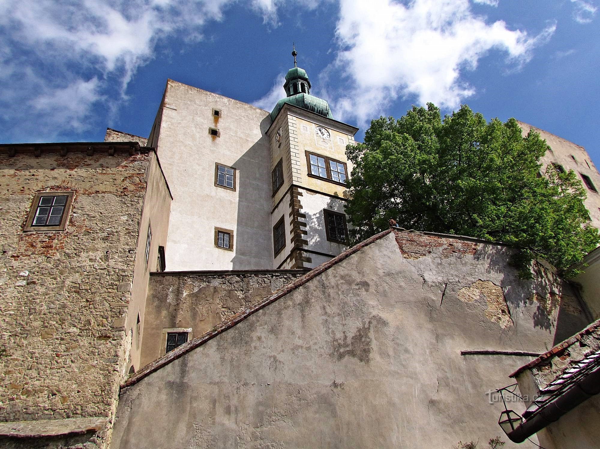 Utsikt från Buchlova slott