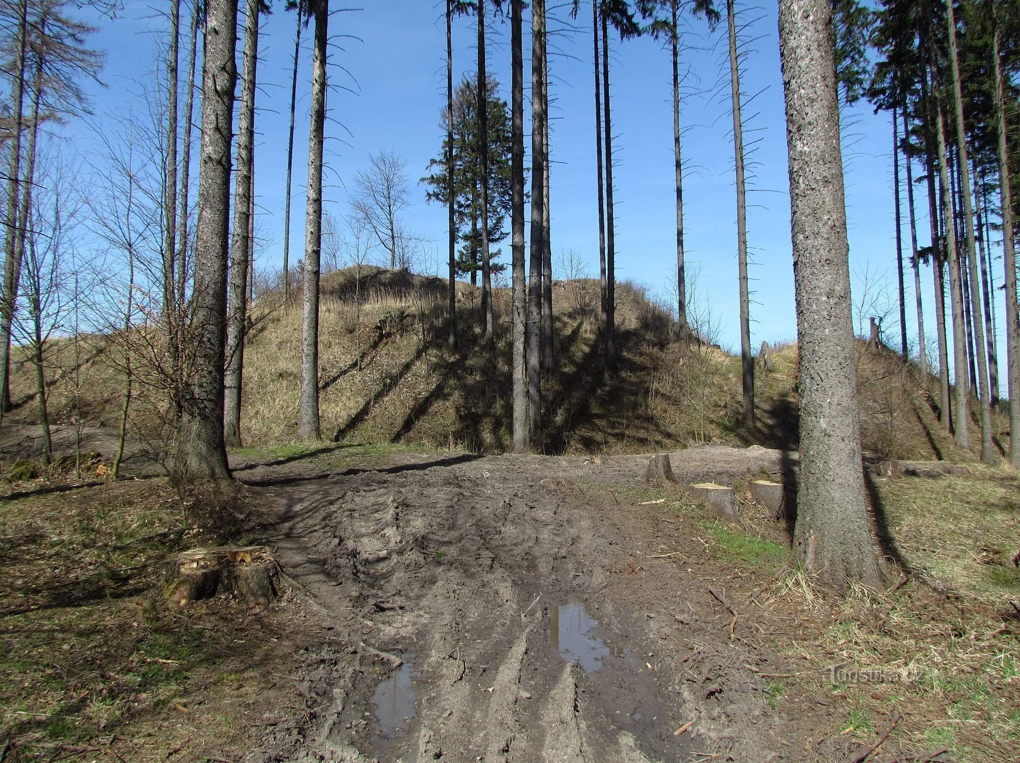 Uitzicht vanaf Nové Šaumburk