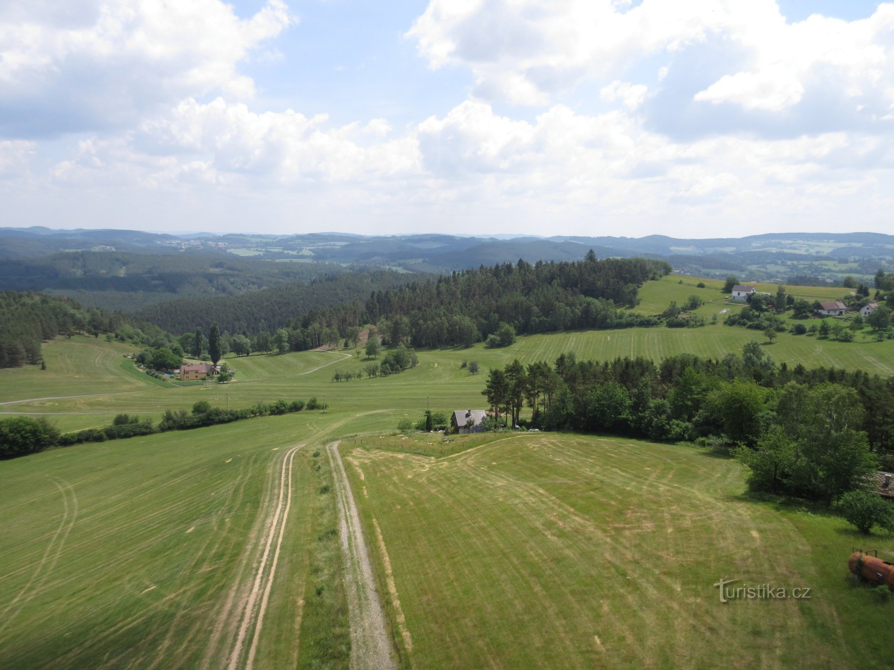 Aussicht vom Milada-Aussichtsturm