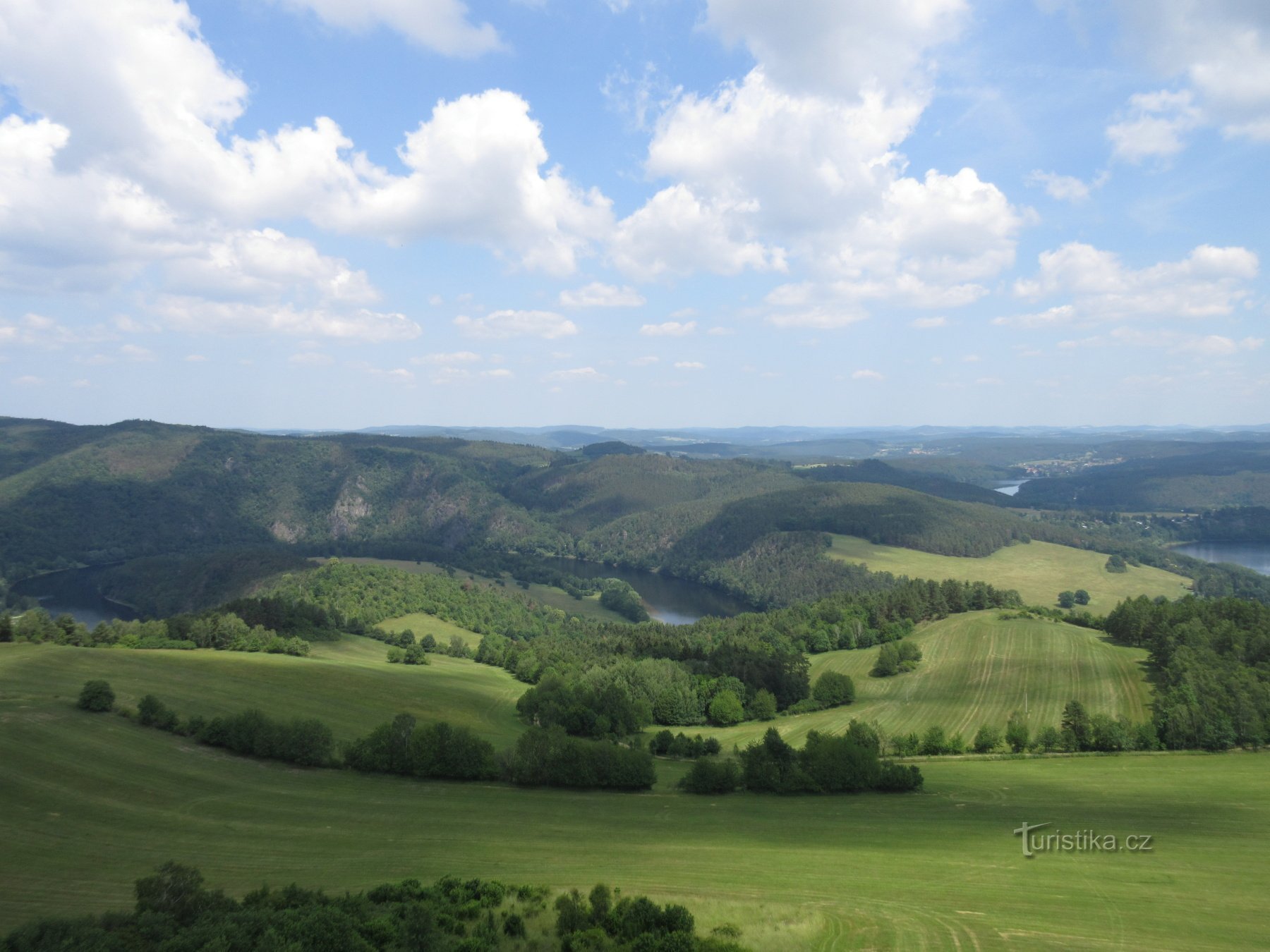 Aussicht vom Milada-Aussichtsturm