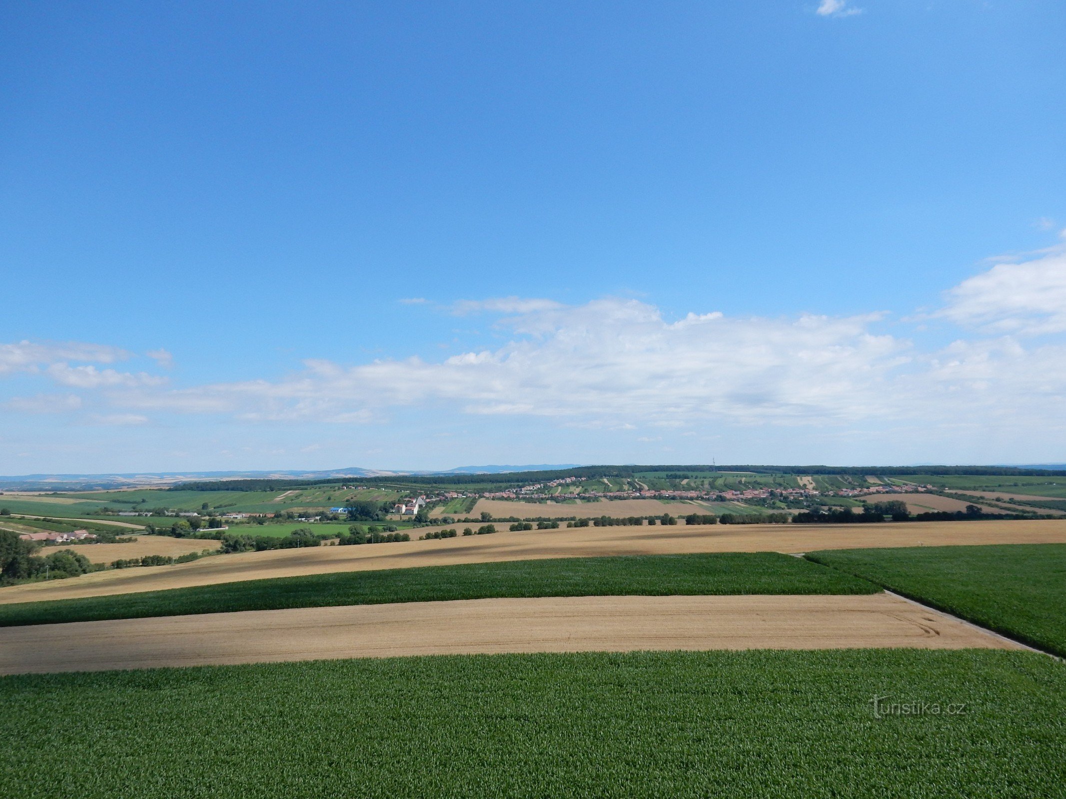 Vistas da torre de vigia Na Podluží