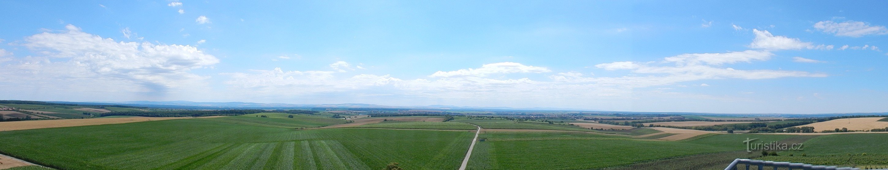 Θέα από τον πύργο επιφυλακής Na Podluží