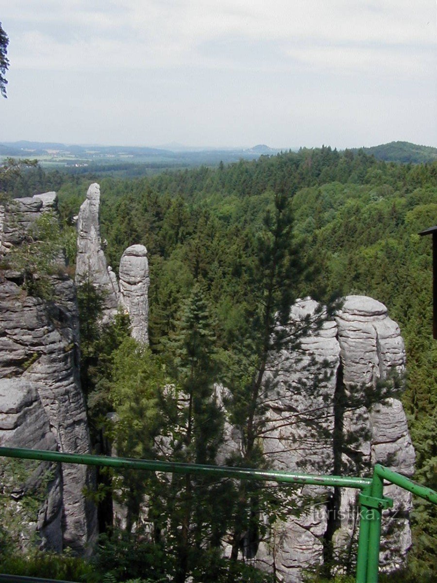 Utsikt över Bohemian Paradise