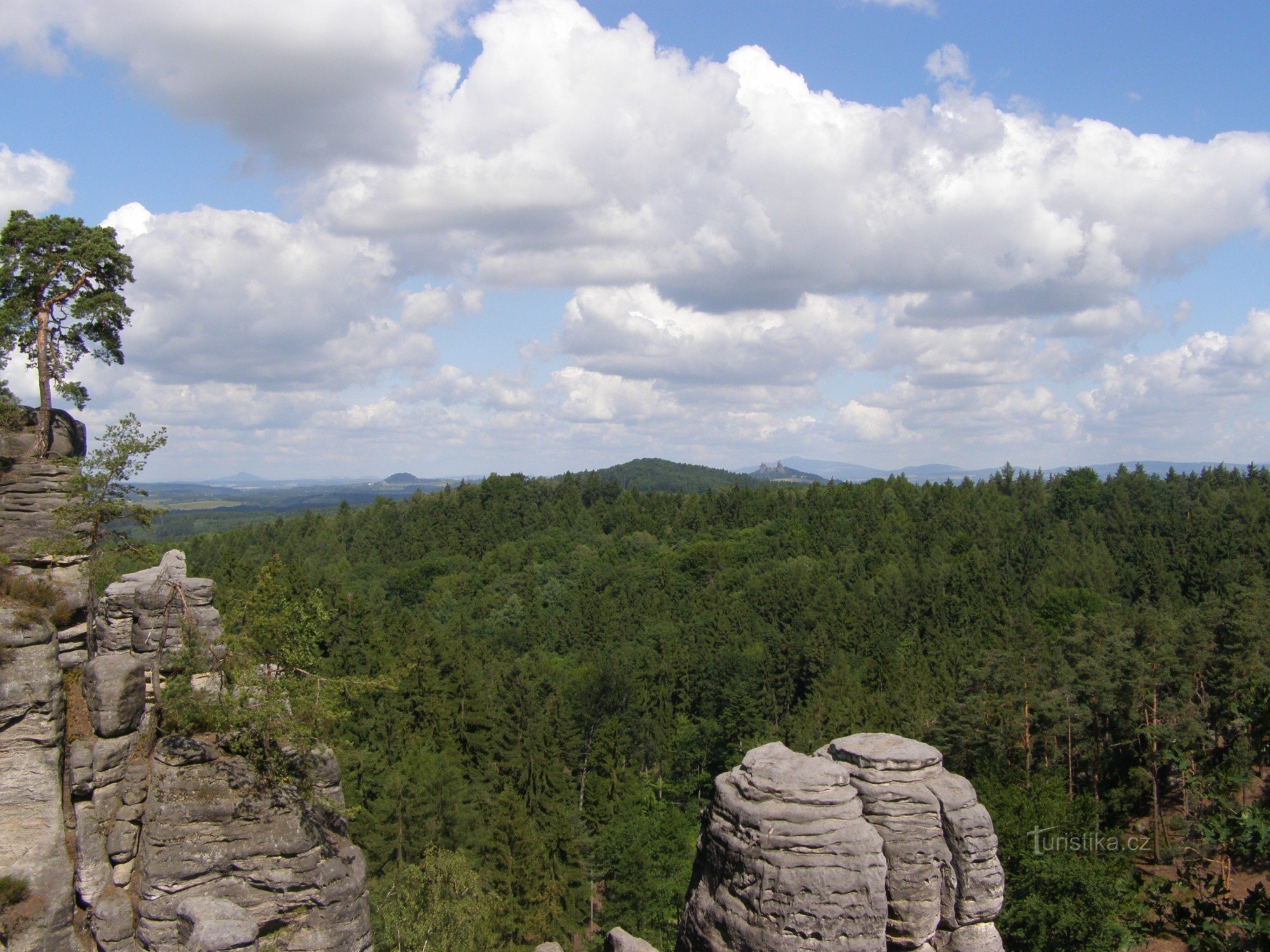 Pogled na Bohemian Paradise