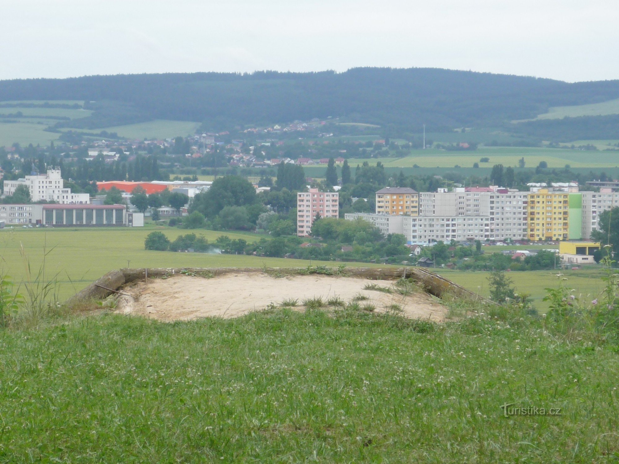 Miradouro de Hněvotín perto de Olomouc