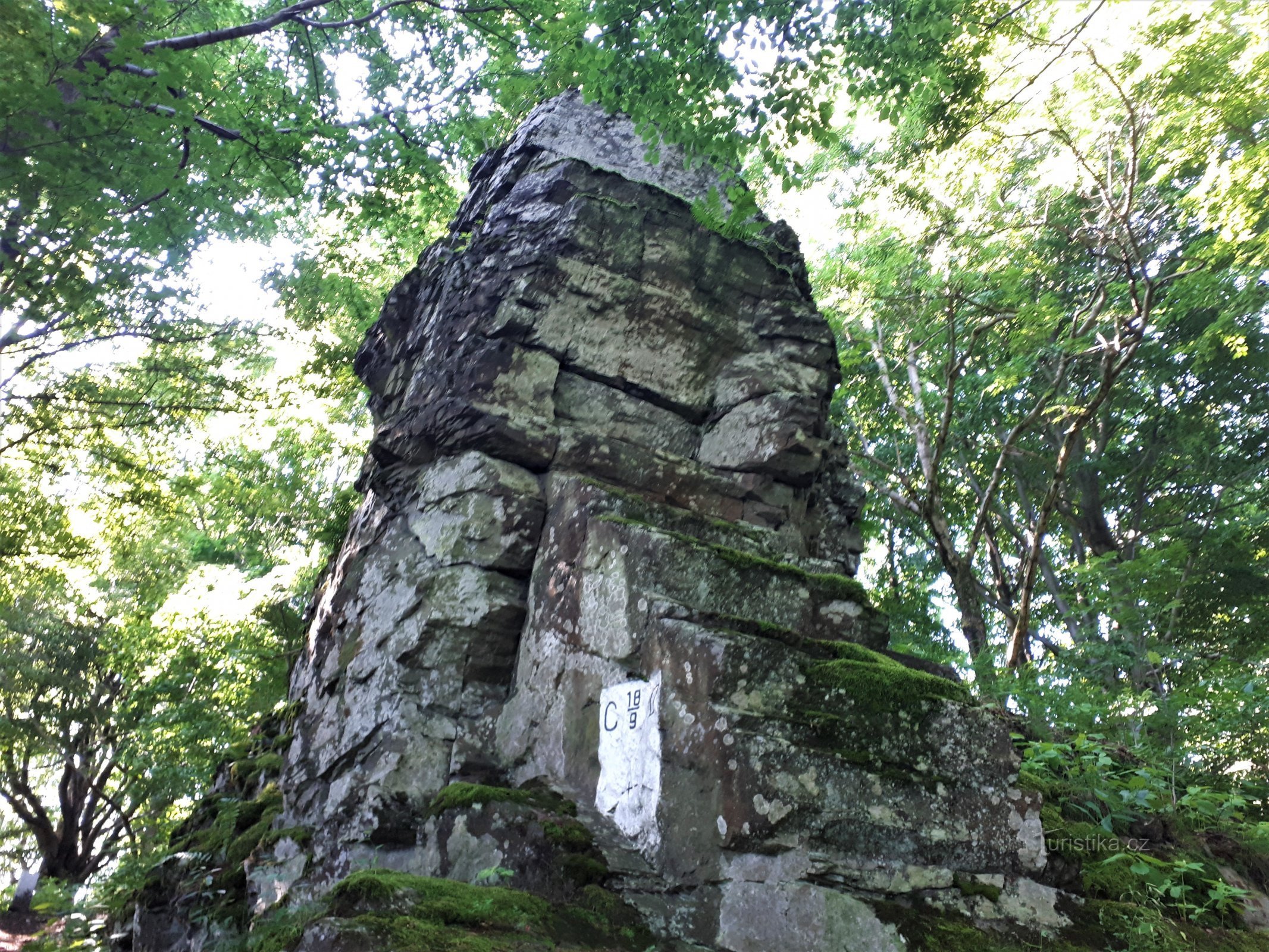 View of the Janská kamena near Krompach