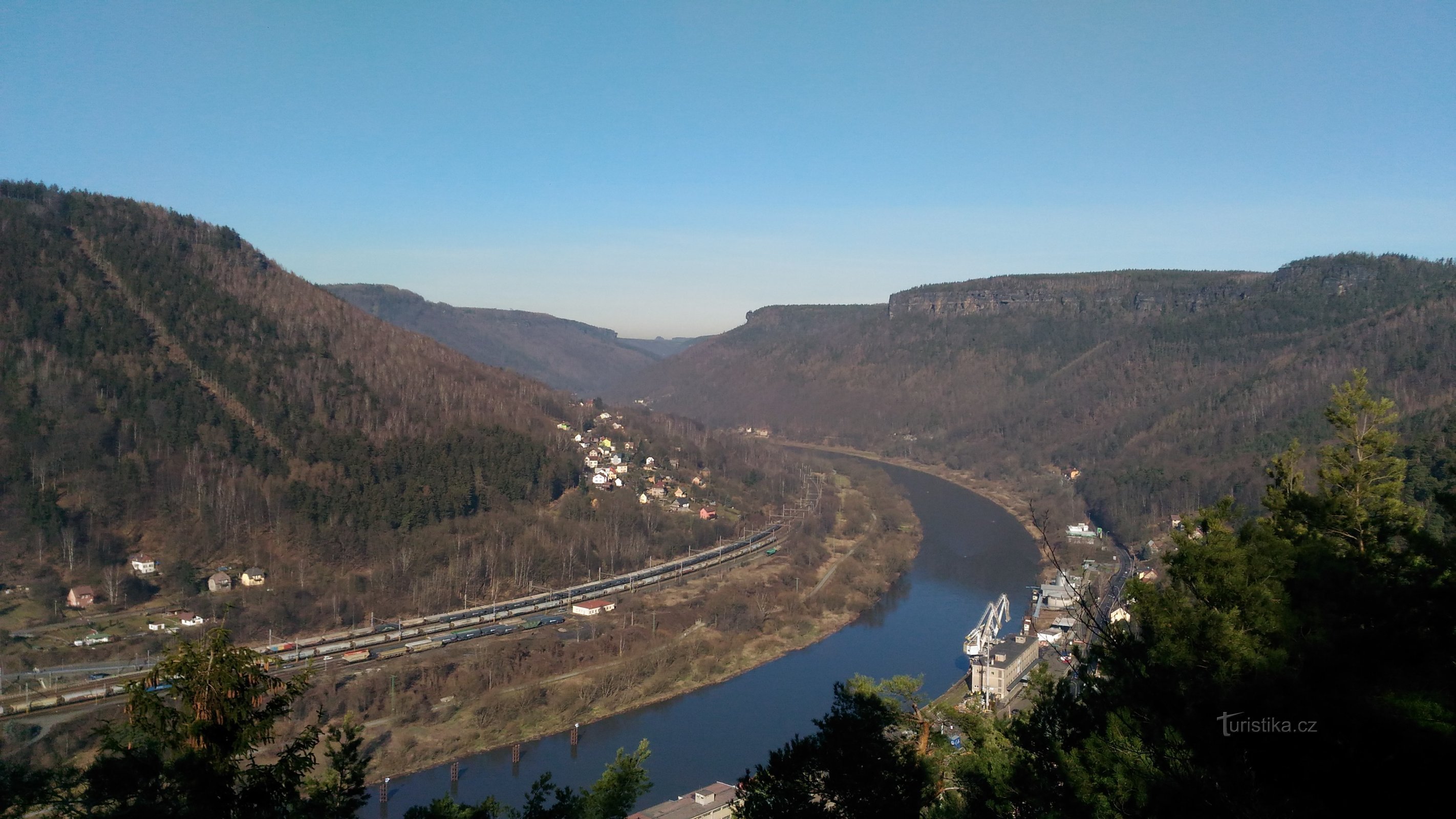 Razgledišče Elbe Straža.