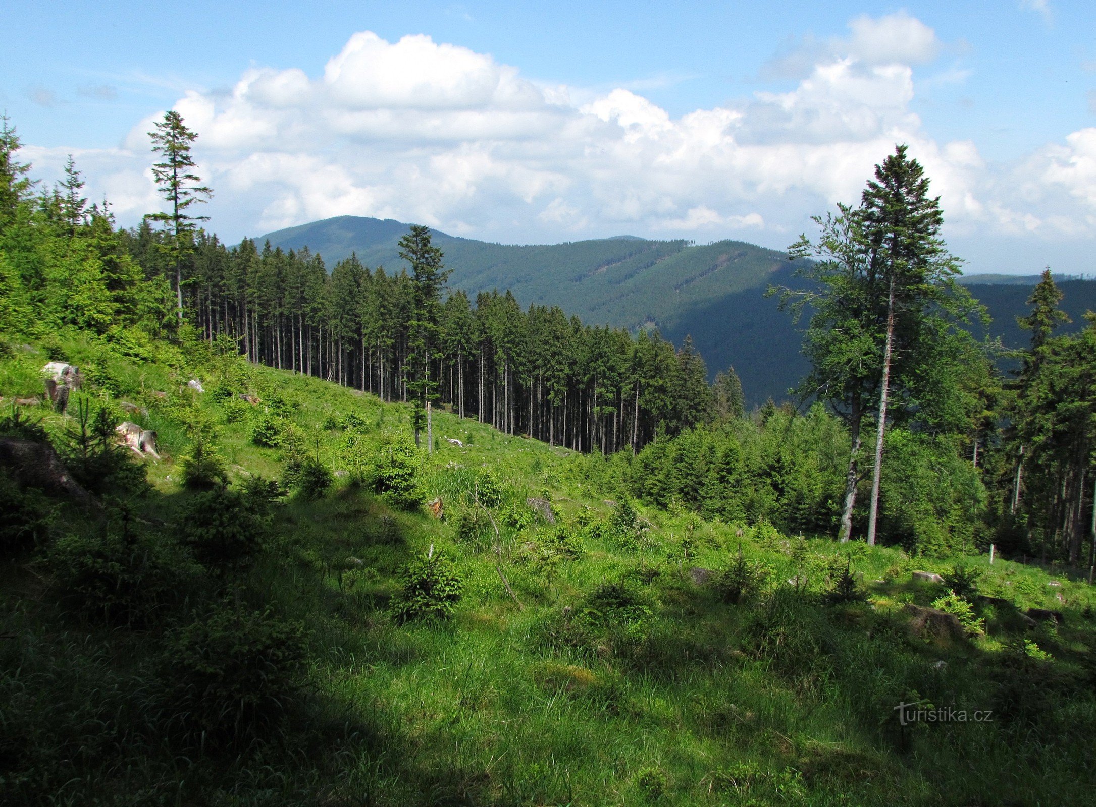 pogled na Biskupská kup i Větrná