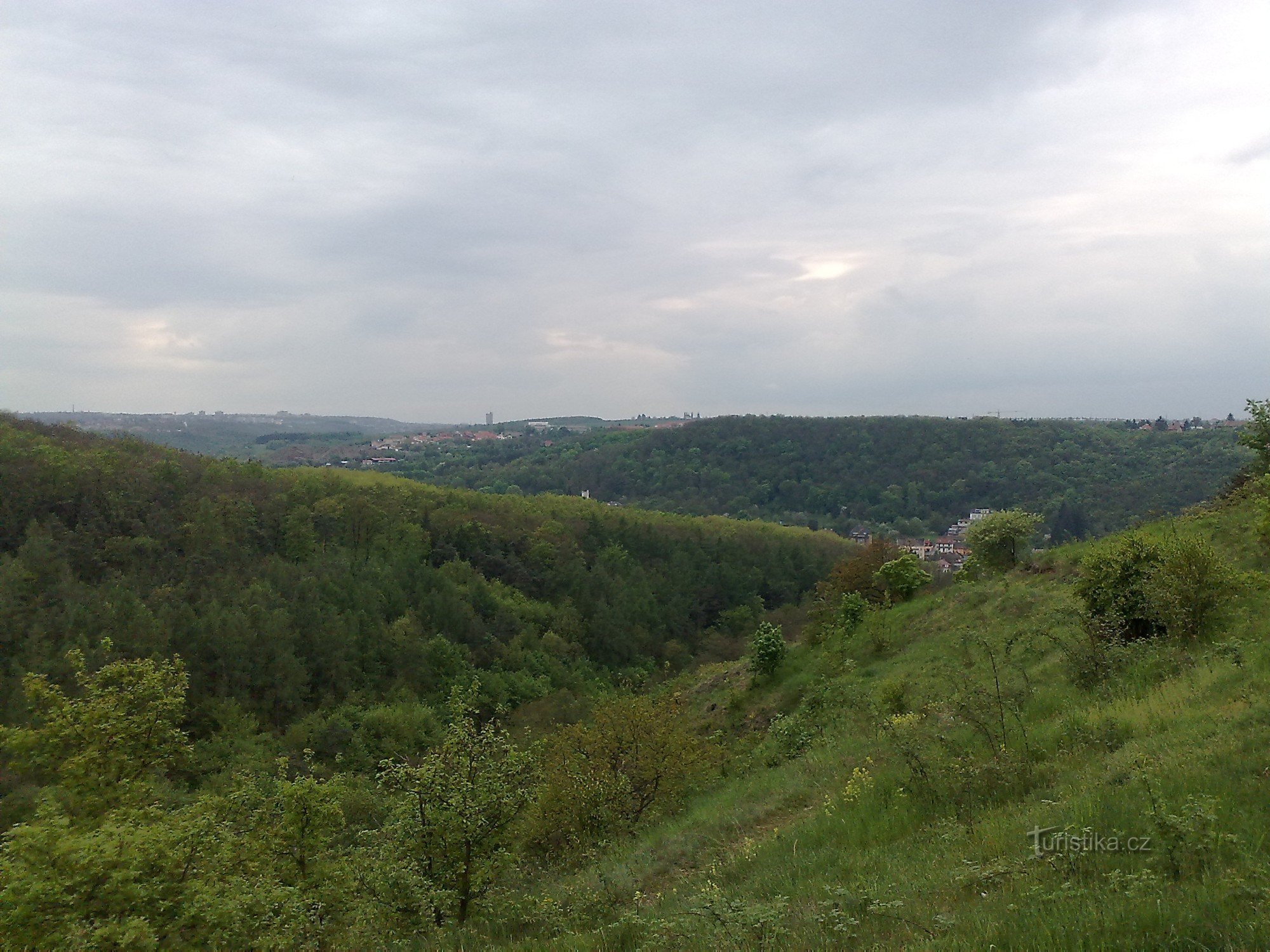 Vue sur la vallée de Bohnické