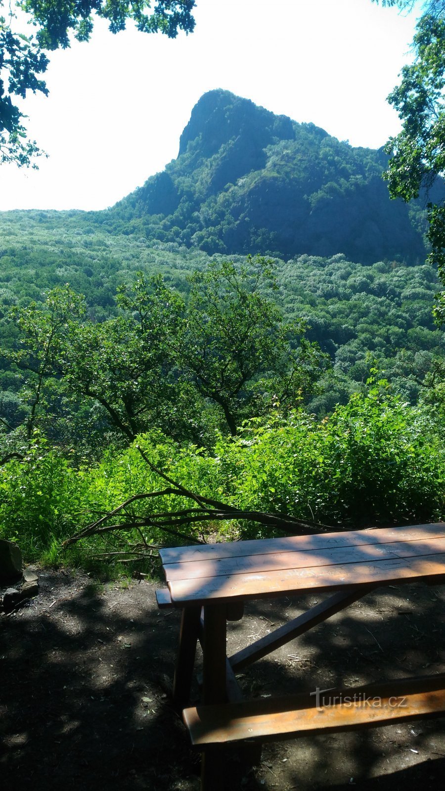 Vue de Bořeň.