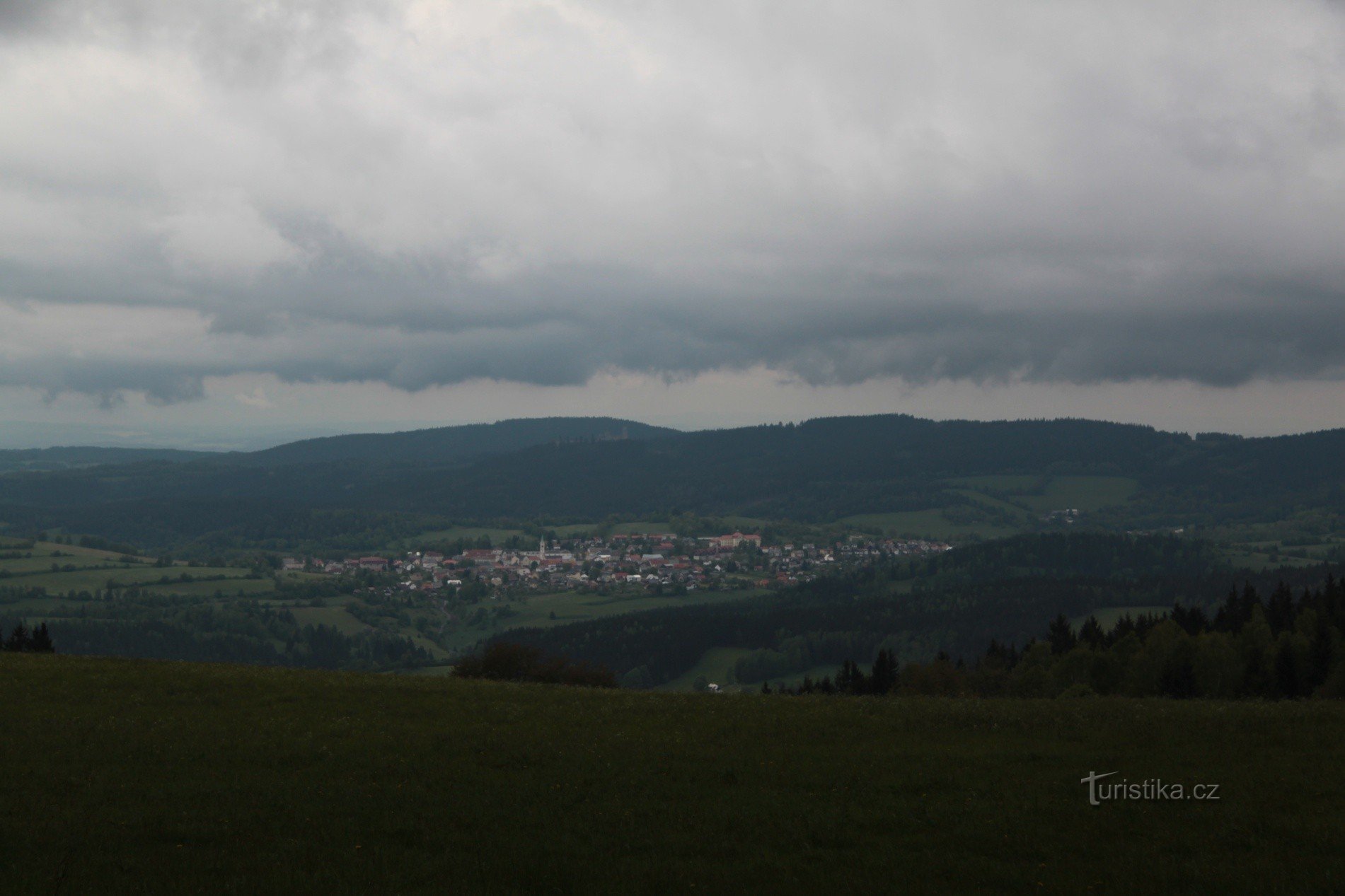 View of the Kašperské Hory
