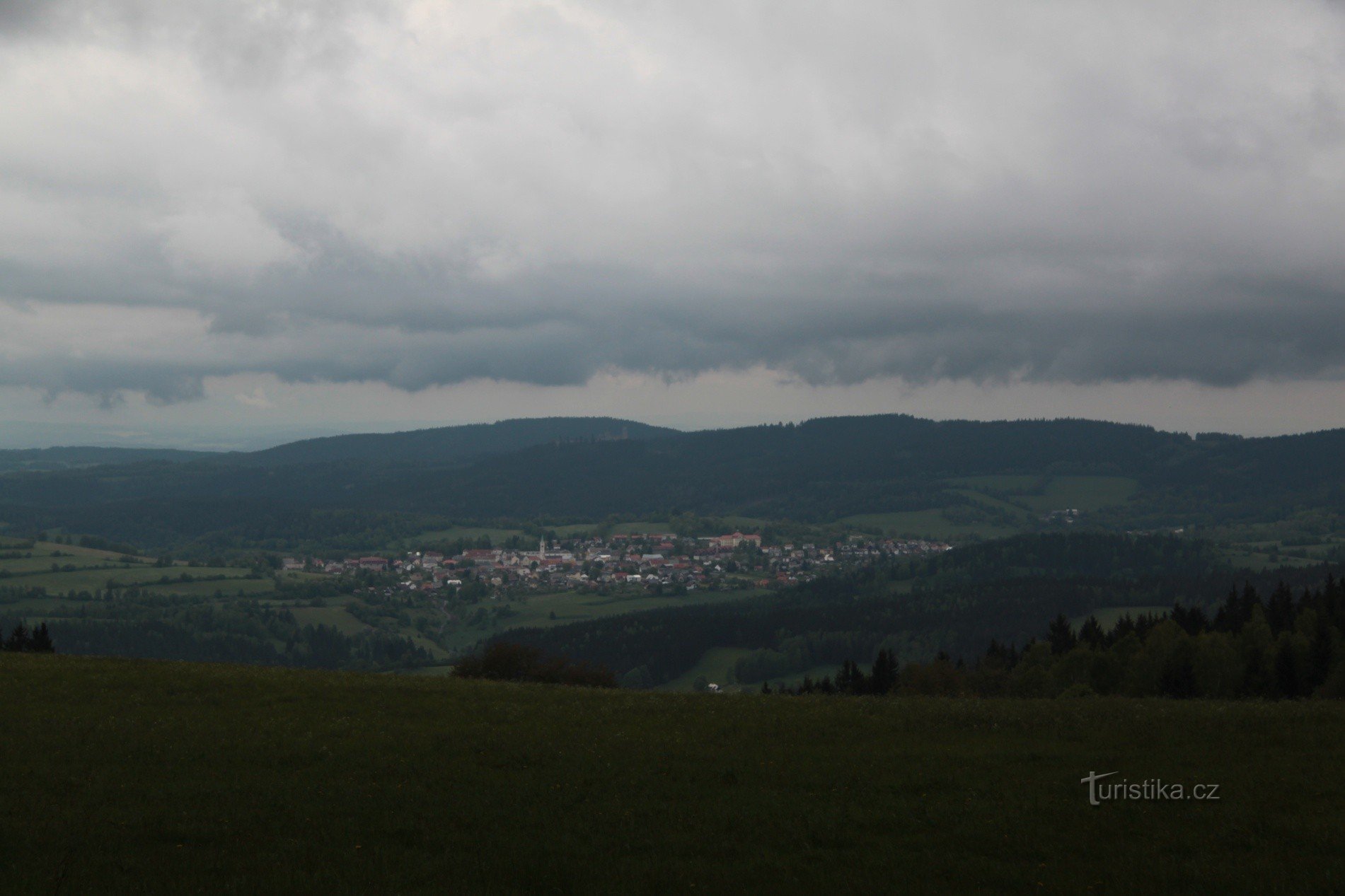 Vista do Kašperské Hory