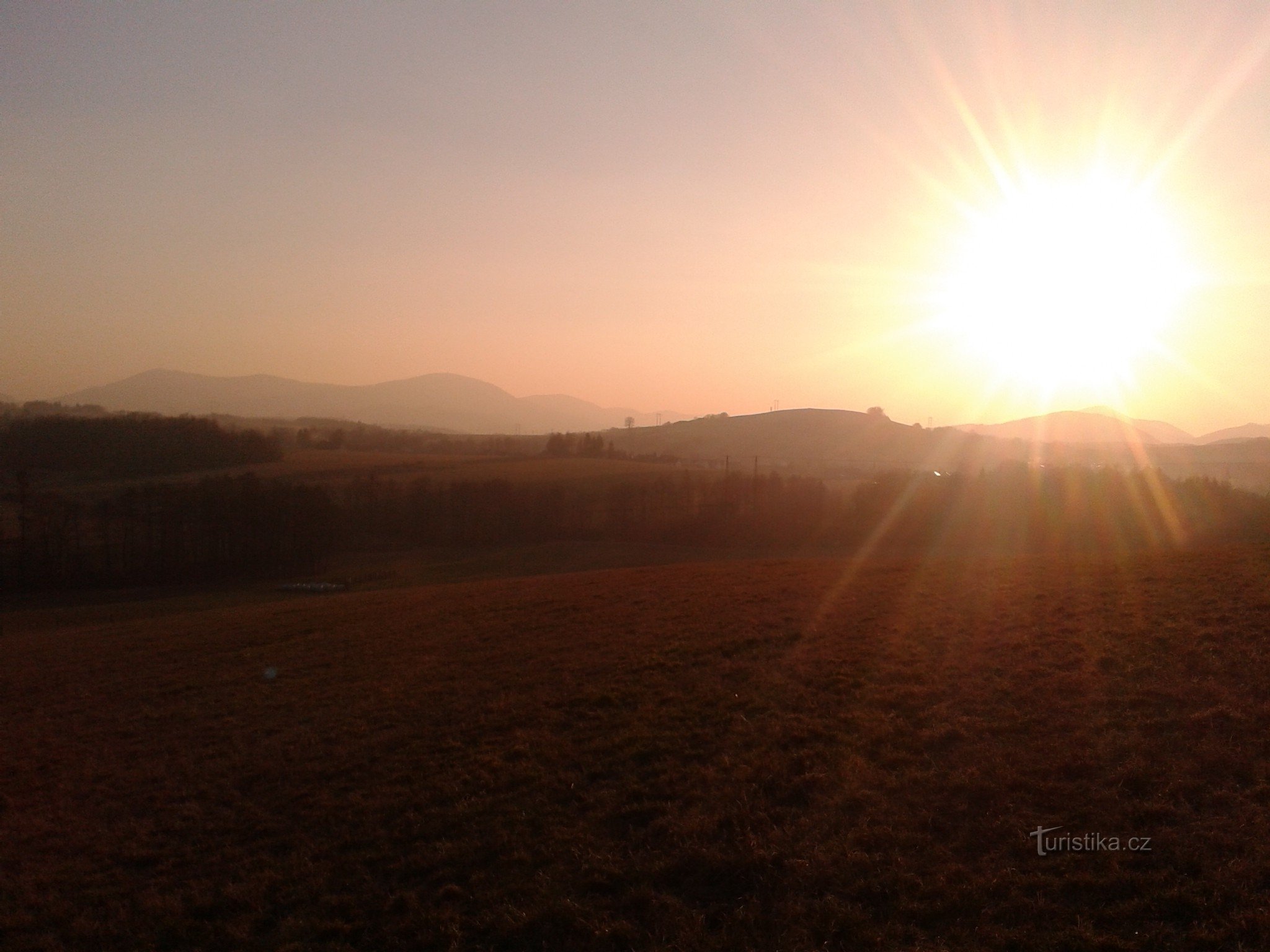 Mirante em Kolbeřák entre Kozlovice e Lhotka pod Ondřejník