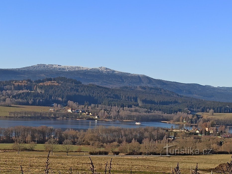 Vyhlídka na Lipno