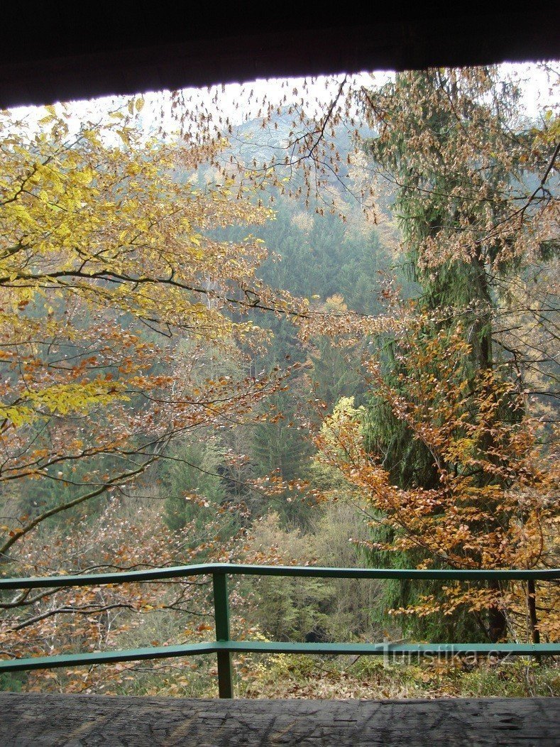 Vue de la skála de Krkavčí en face