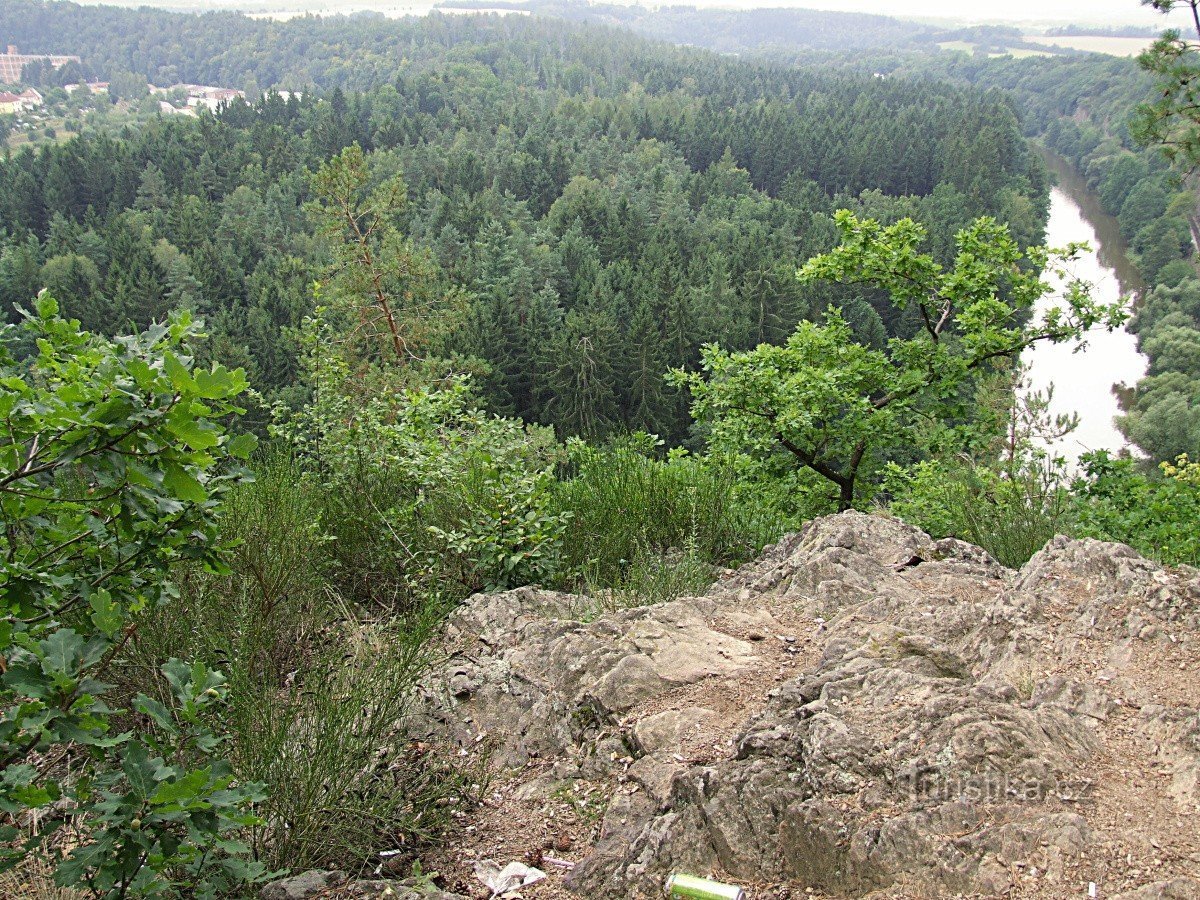 View of the Sázava River