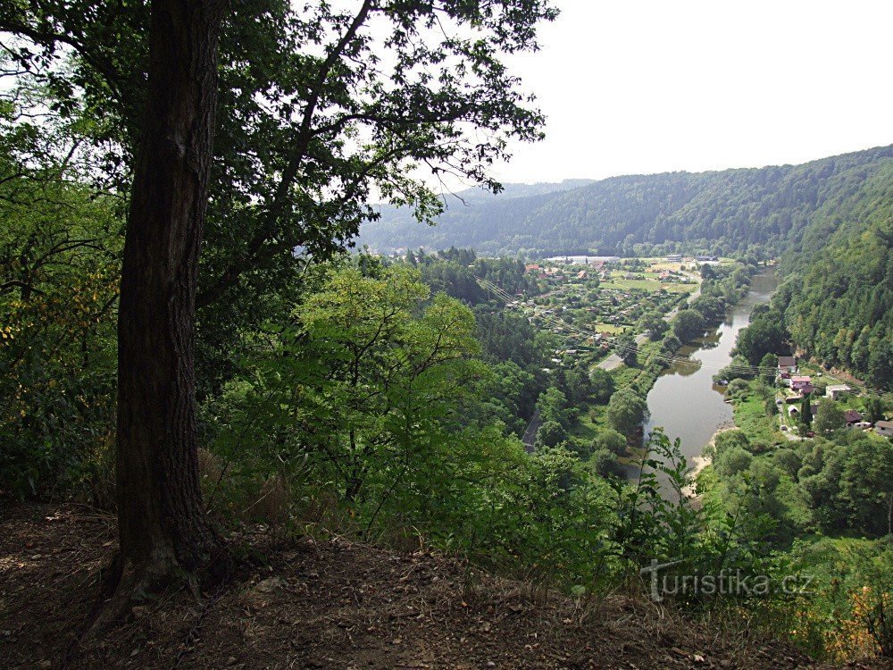 Blick auf Sázava