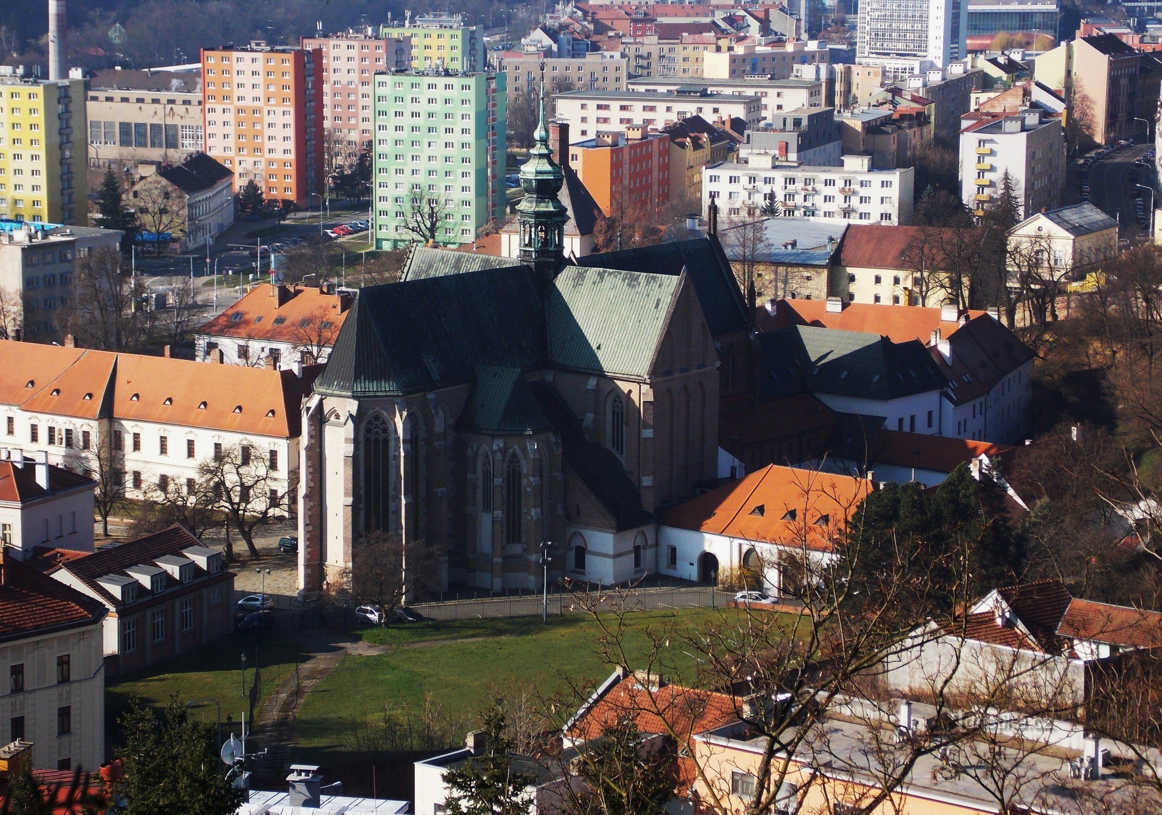 Blick auf die Altstadt von Brünn