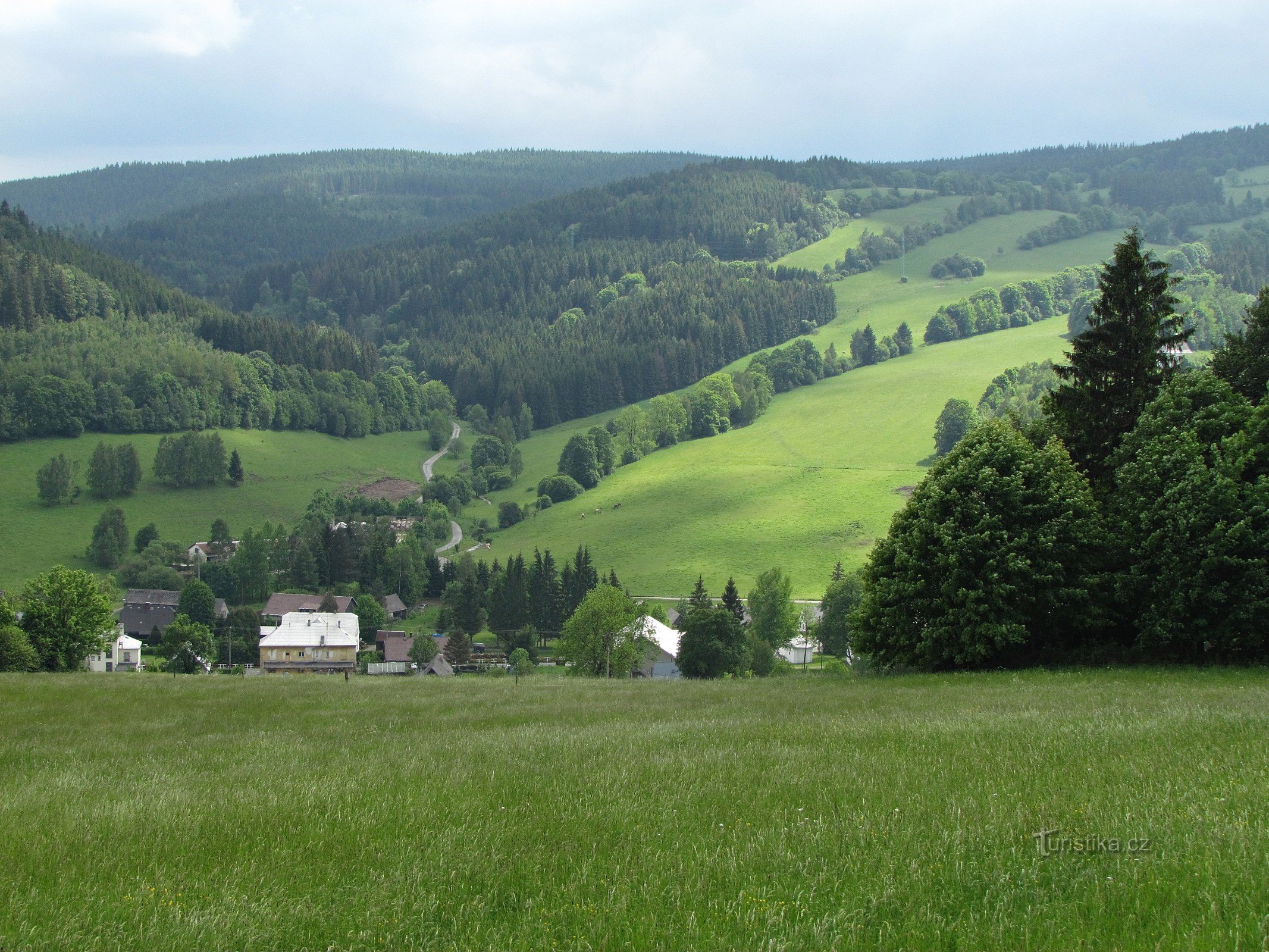 Mirante sobre Heřmanovice