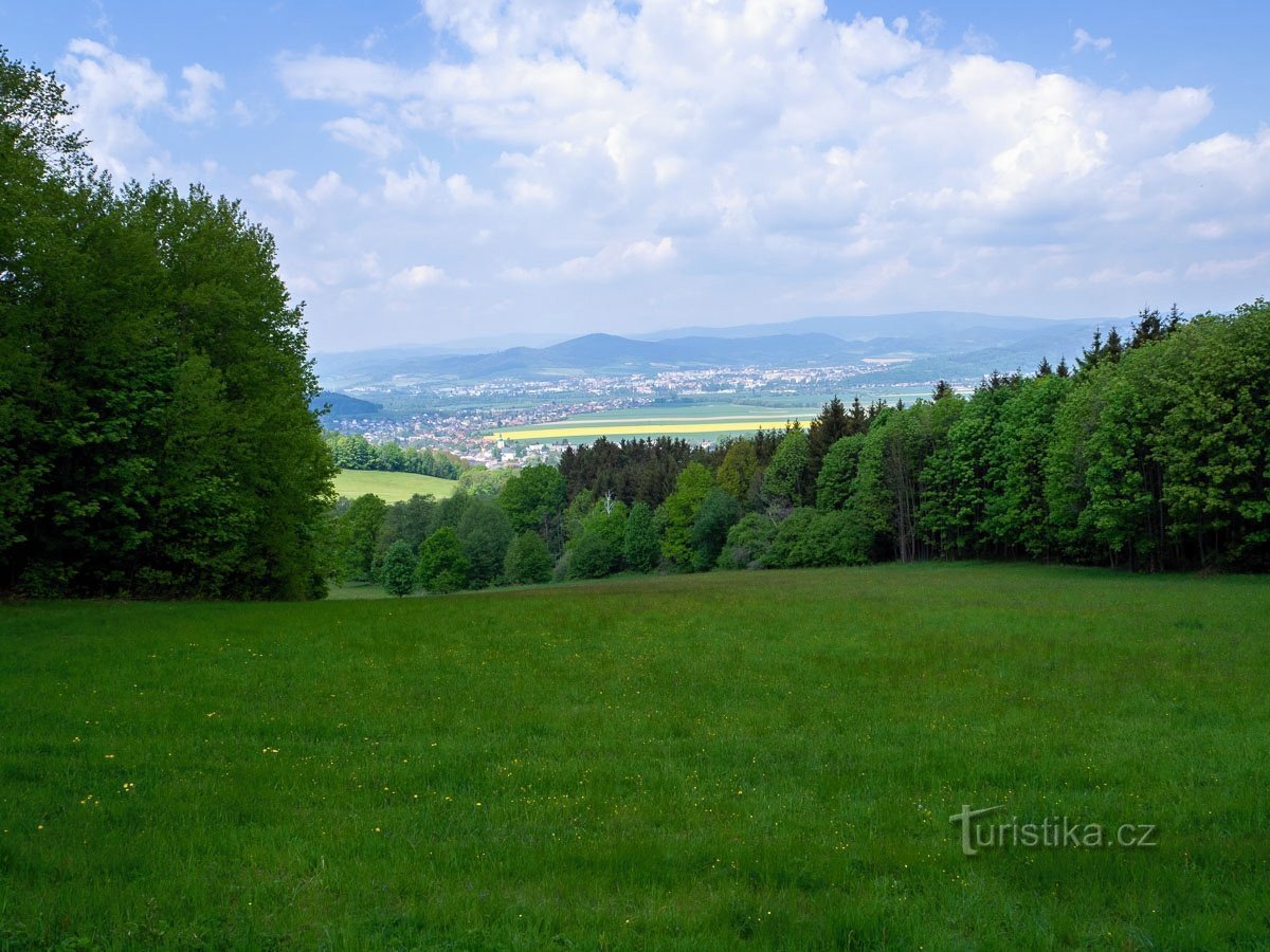 Aussicht auf Nový Malín