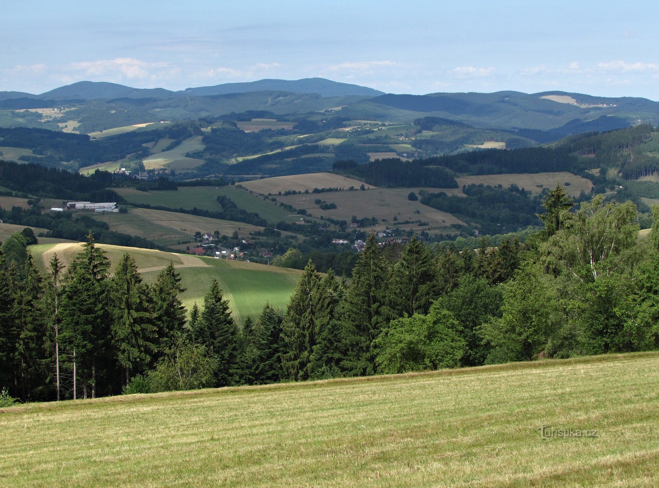 Aussicht über den Felsen