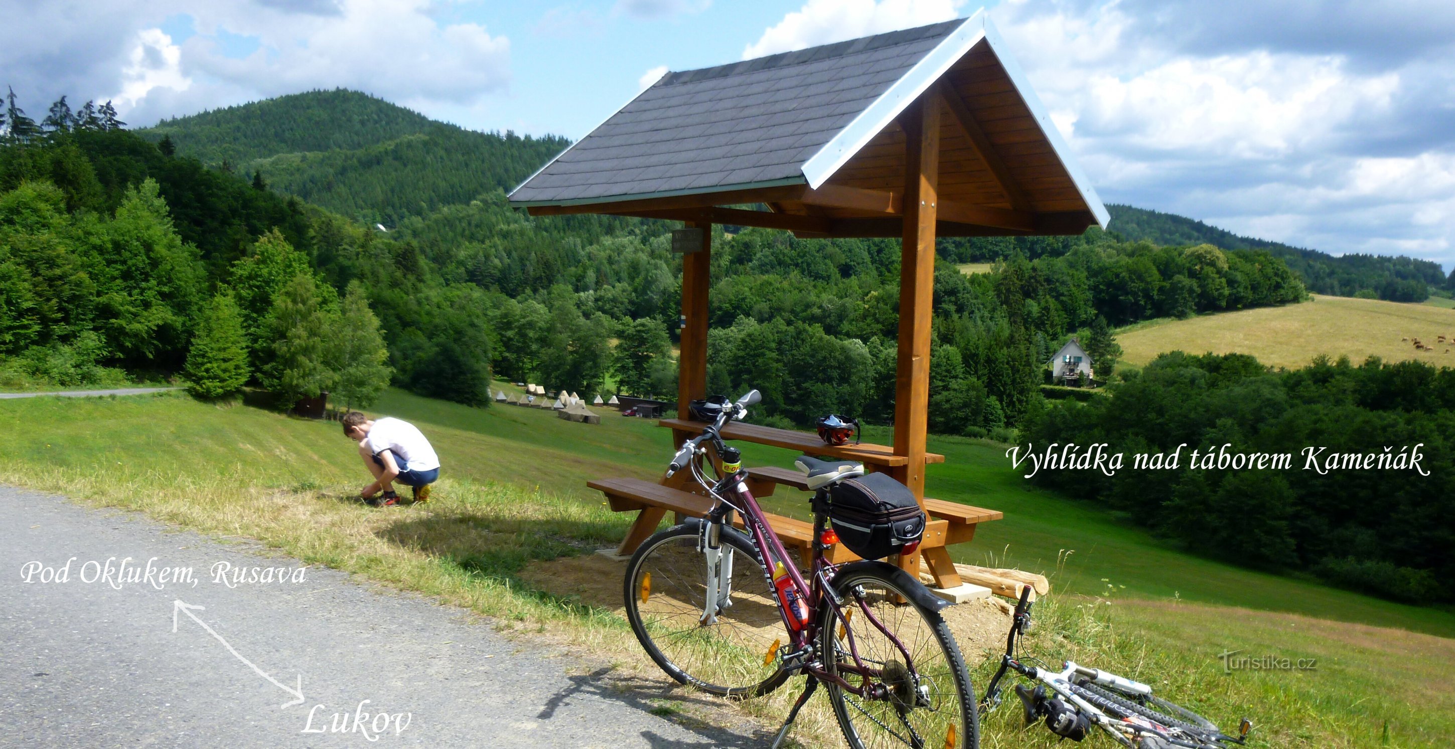 Vidikovac nad kampom Kamenák