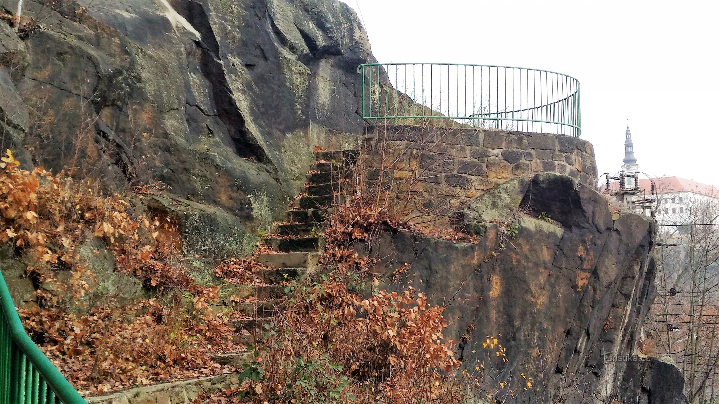 view over the tunnel