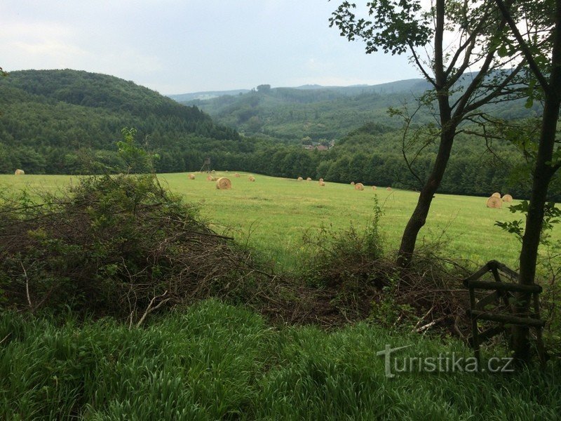 Punto di osservazione sotto la pietra di Buchlov