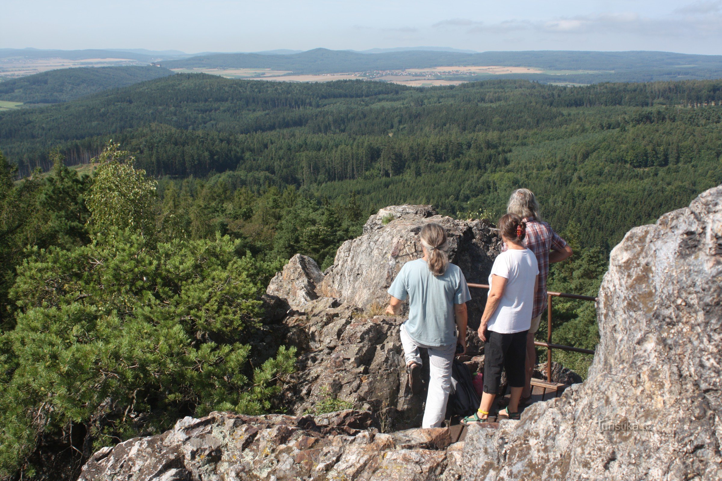 Aussichtspunkt in Richtung Točník