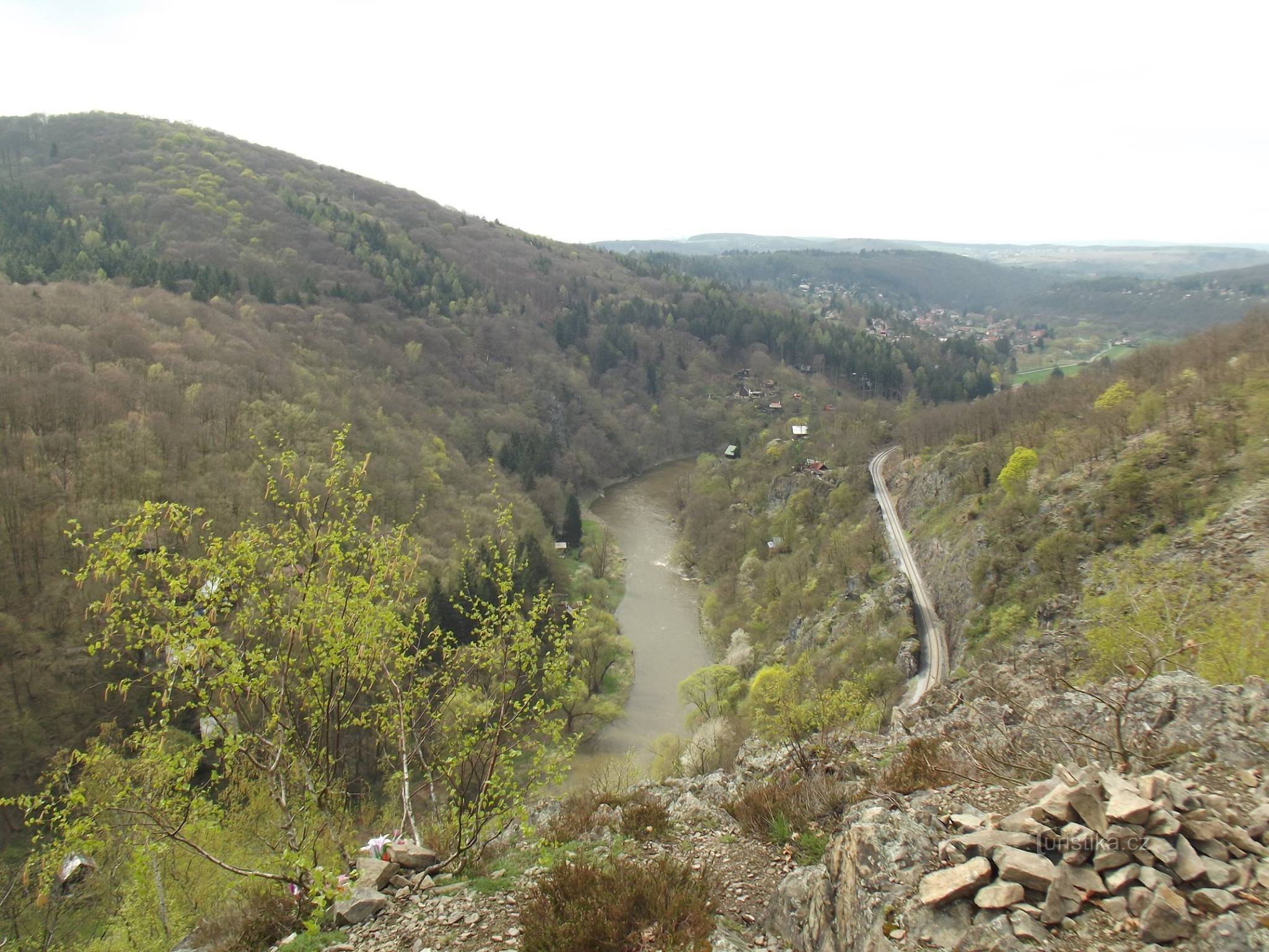 Punto panoramico di Třeštibok