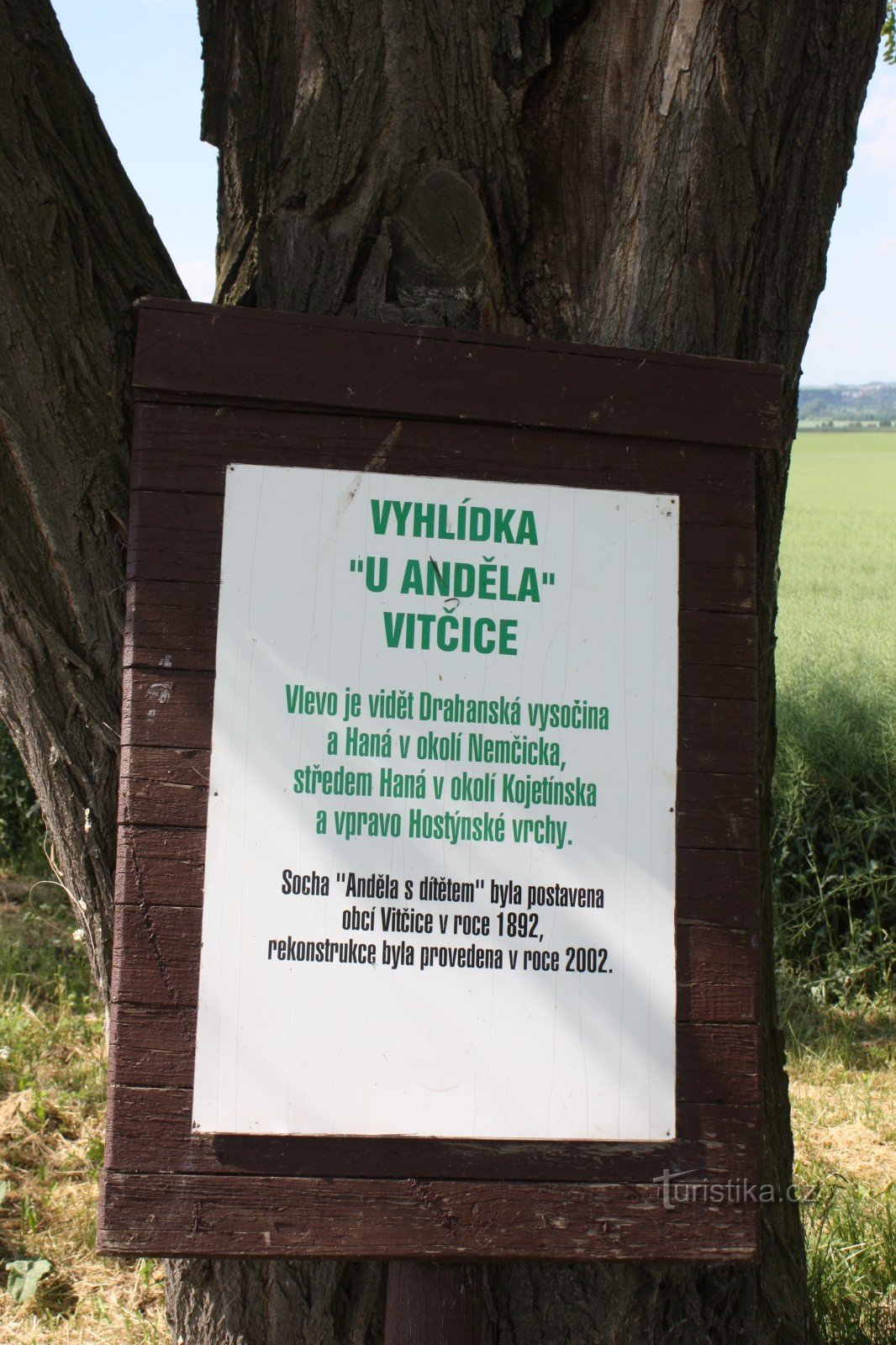 Punkt widokowy „U Anioła” w Vitčice