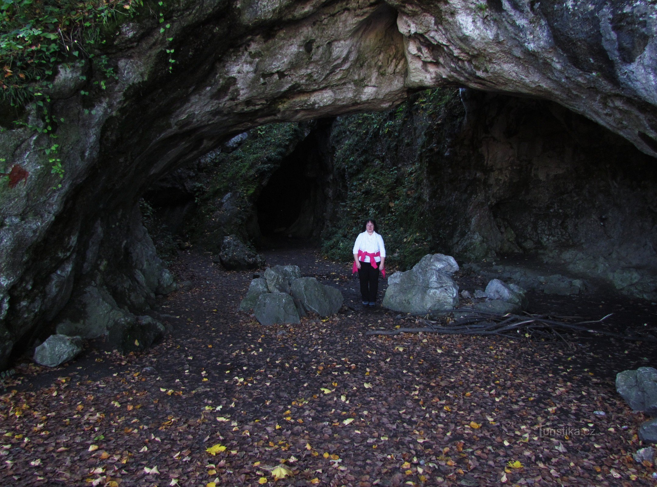 Punkt widokowy w jaskini Šipka w Štramberku