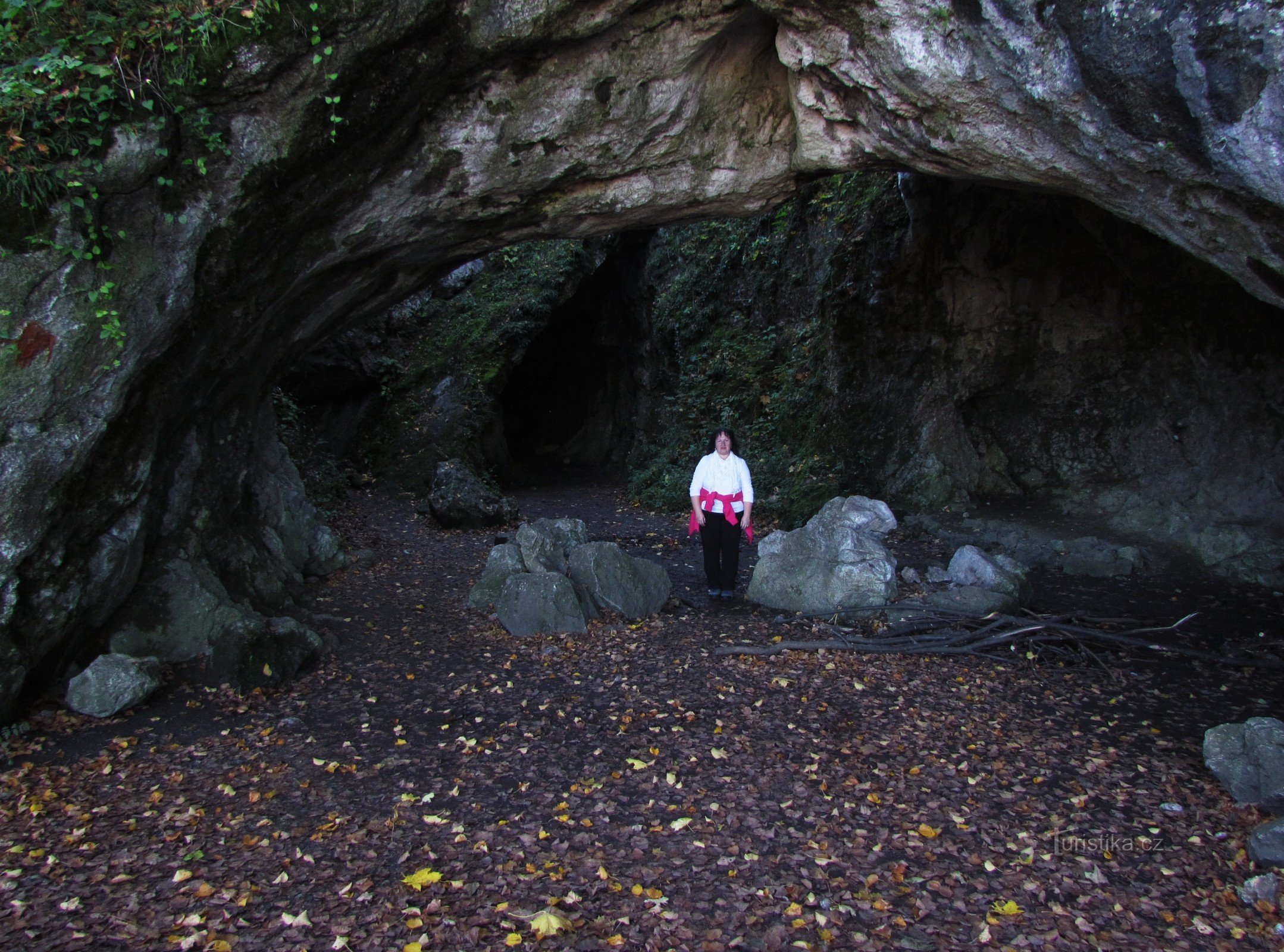 Aussichtspunkt in der Höhle Šipka in Štramberk