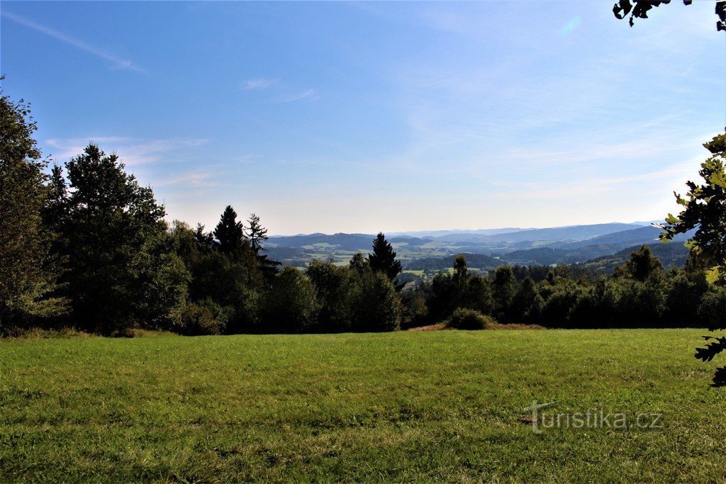 Lookout in Holub, looking east