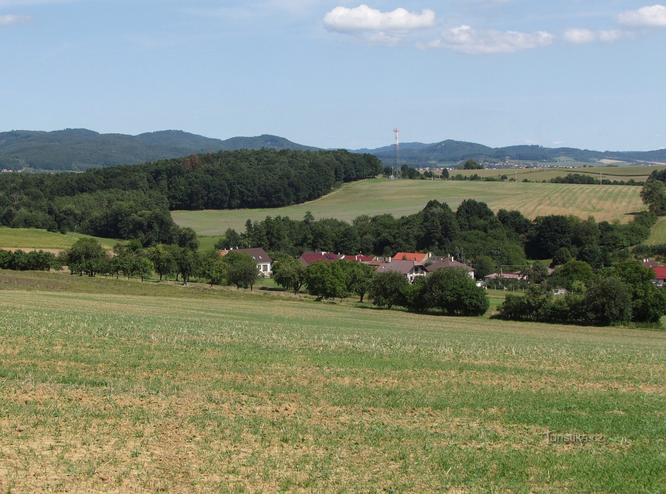 Utsikt från Hrádek
