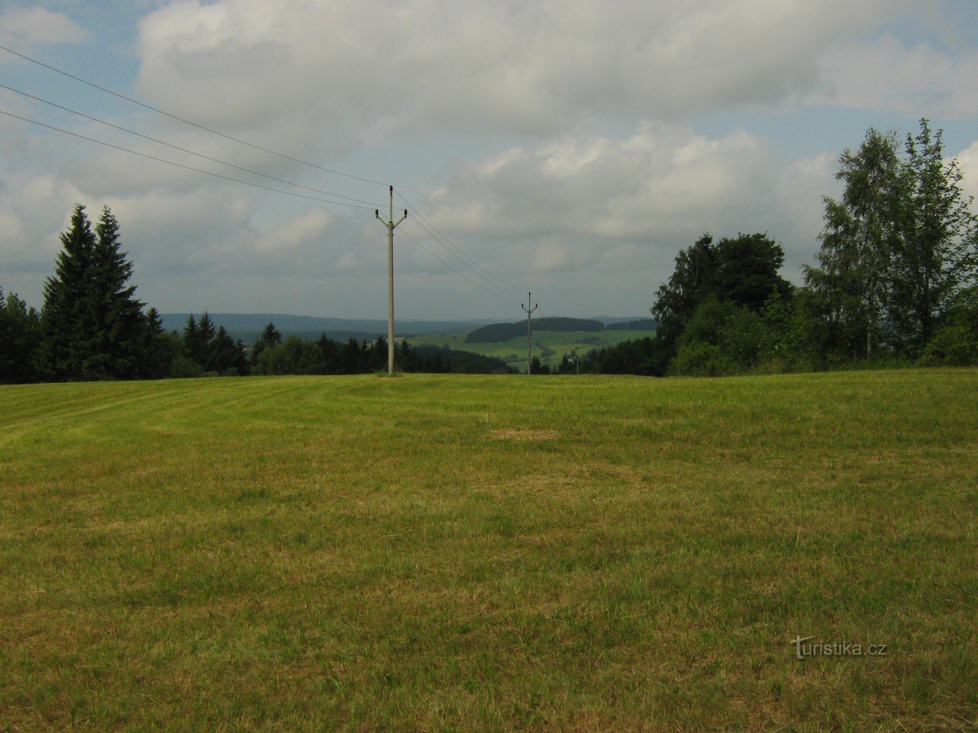 Blick vom Berg Loucké auf Svratka