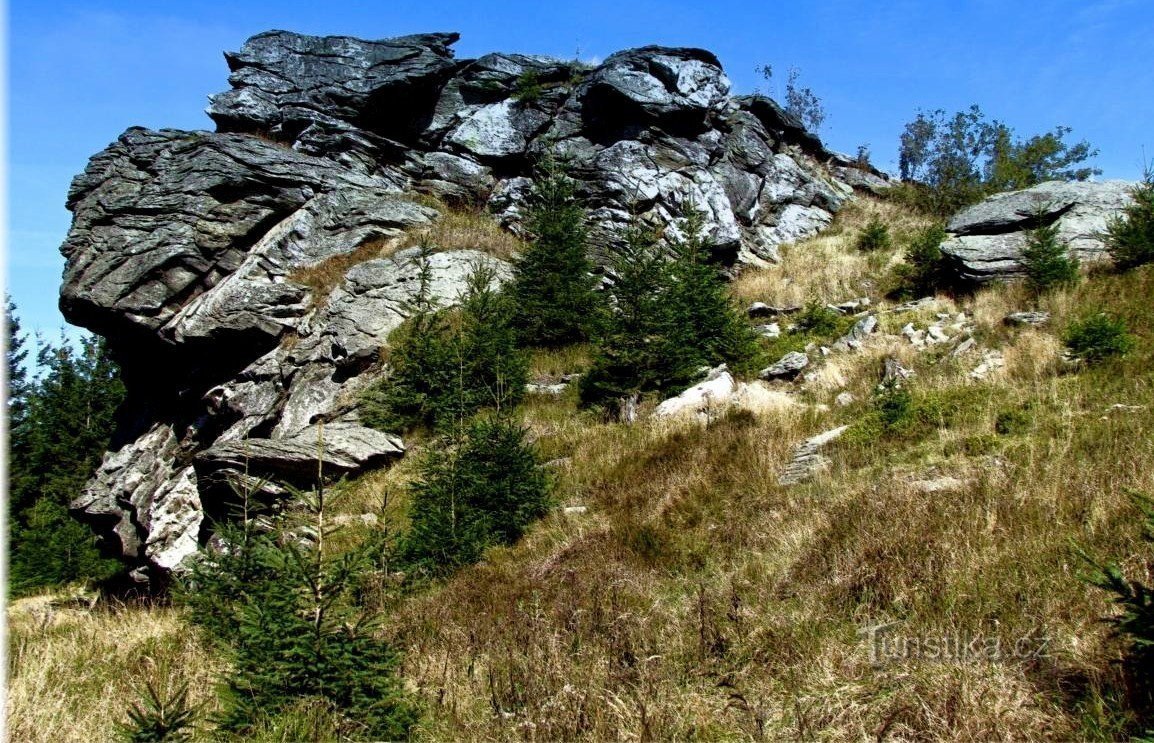 Vue depuis Žárové vrch à Jeseníky