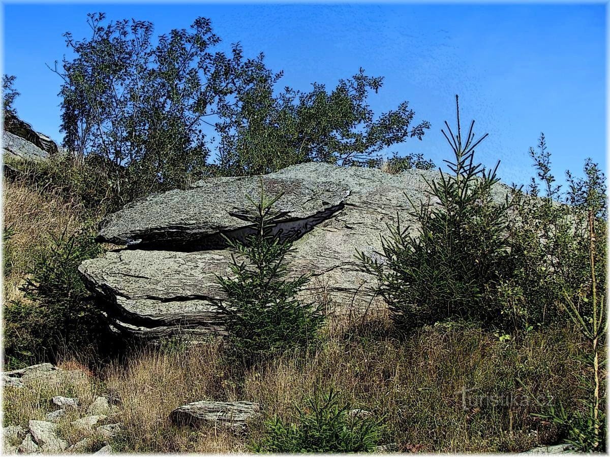 Vue depuis Žárové vrch à Jeseníky