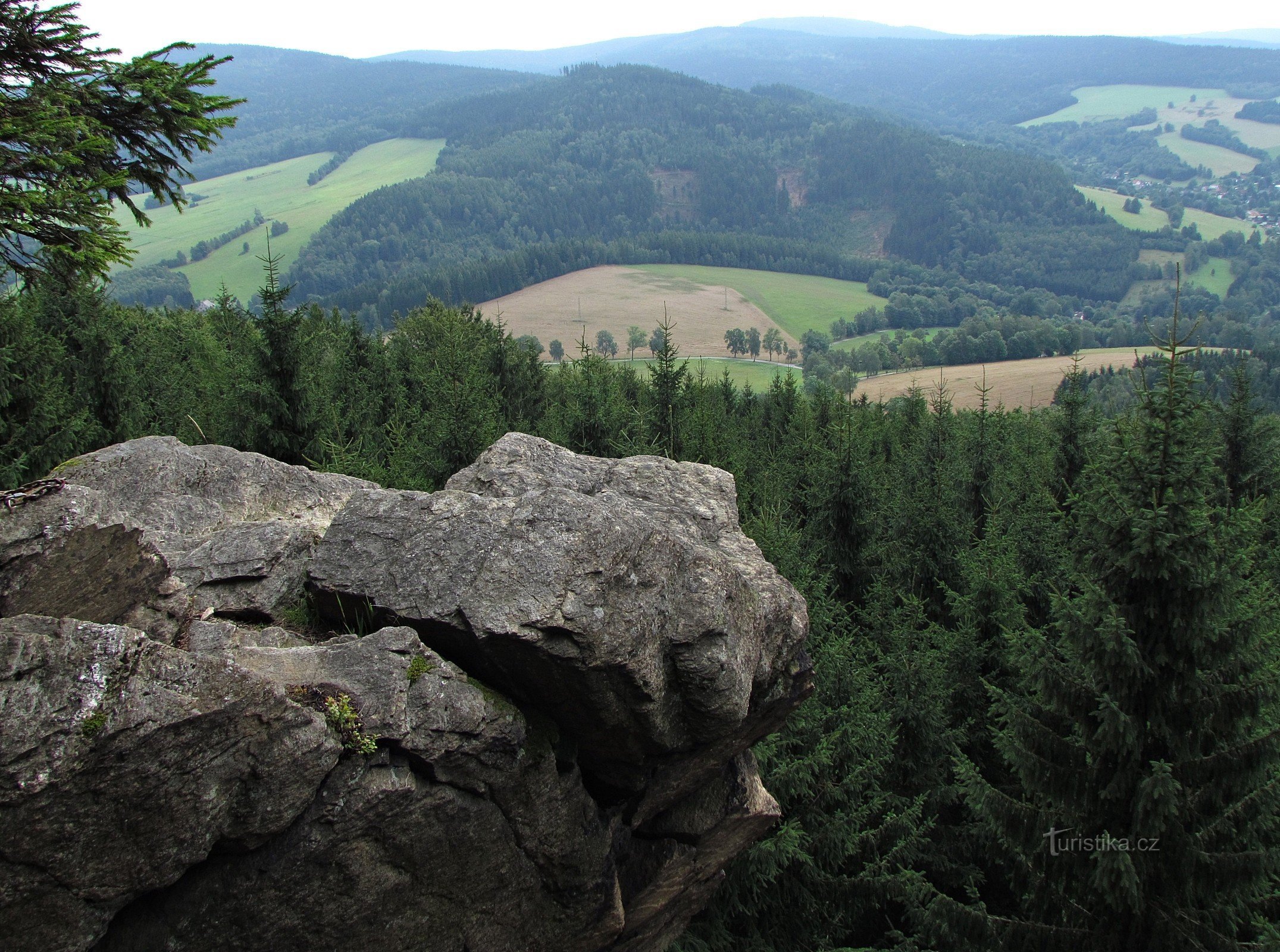 View from Studenské skal