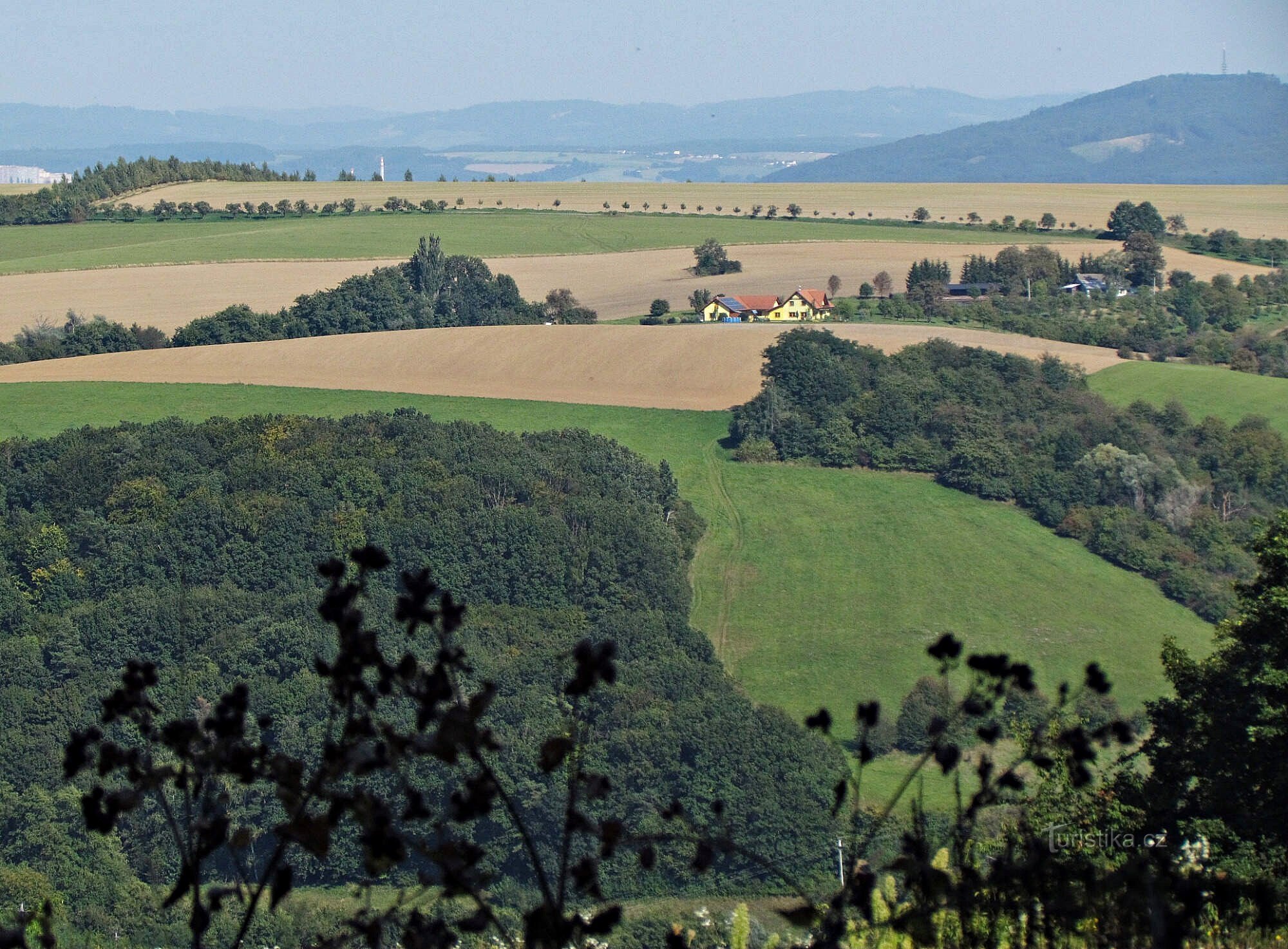 Viewpoints above Halenkovice