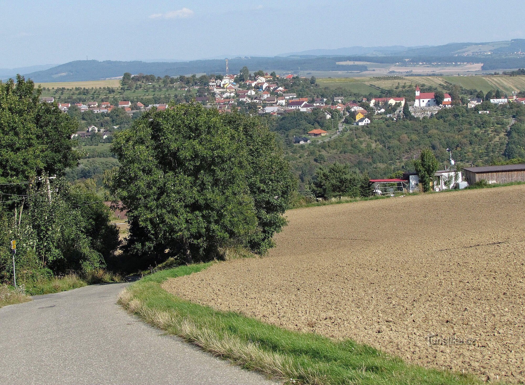 Puncte de belvedere deasupra Halenkovice