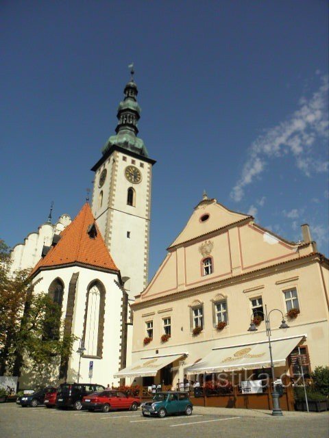 Lookout tower of the dean's church Transfiguration of the Lord Tábor