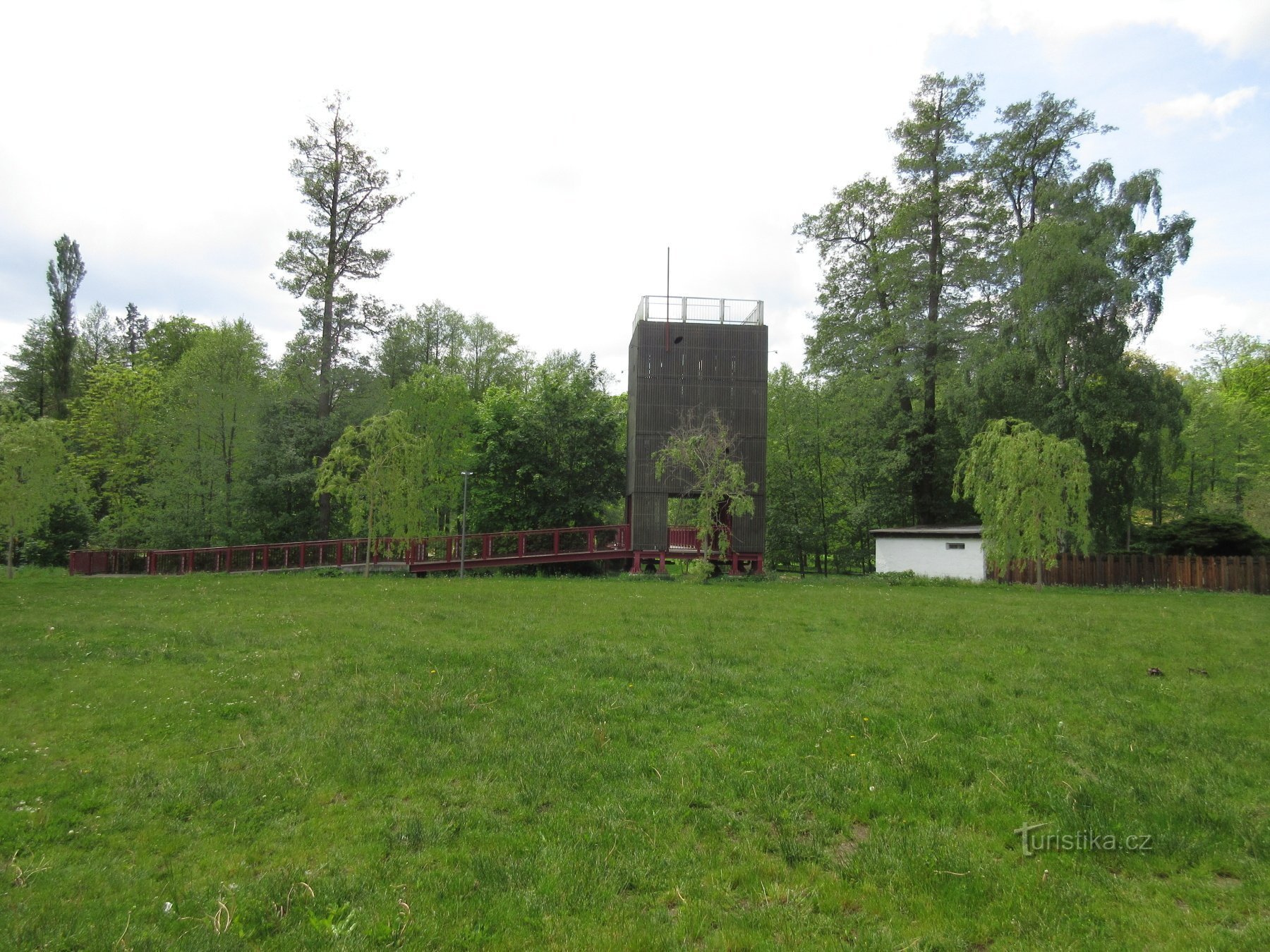 Aussichtsturm auf der Brücke in Cheb - Aussichtsturm Vávrova