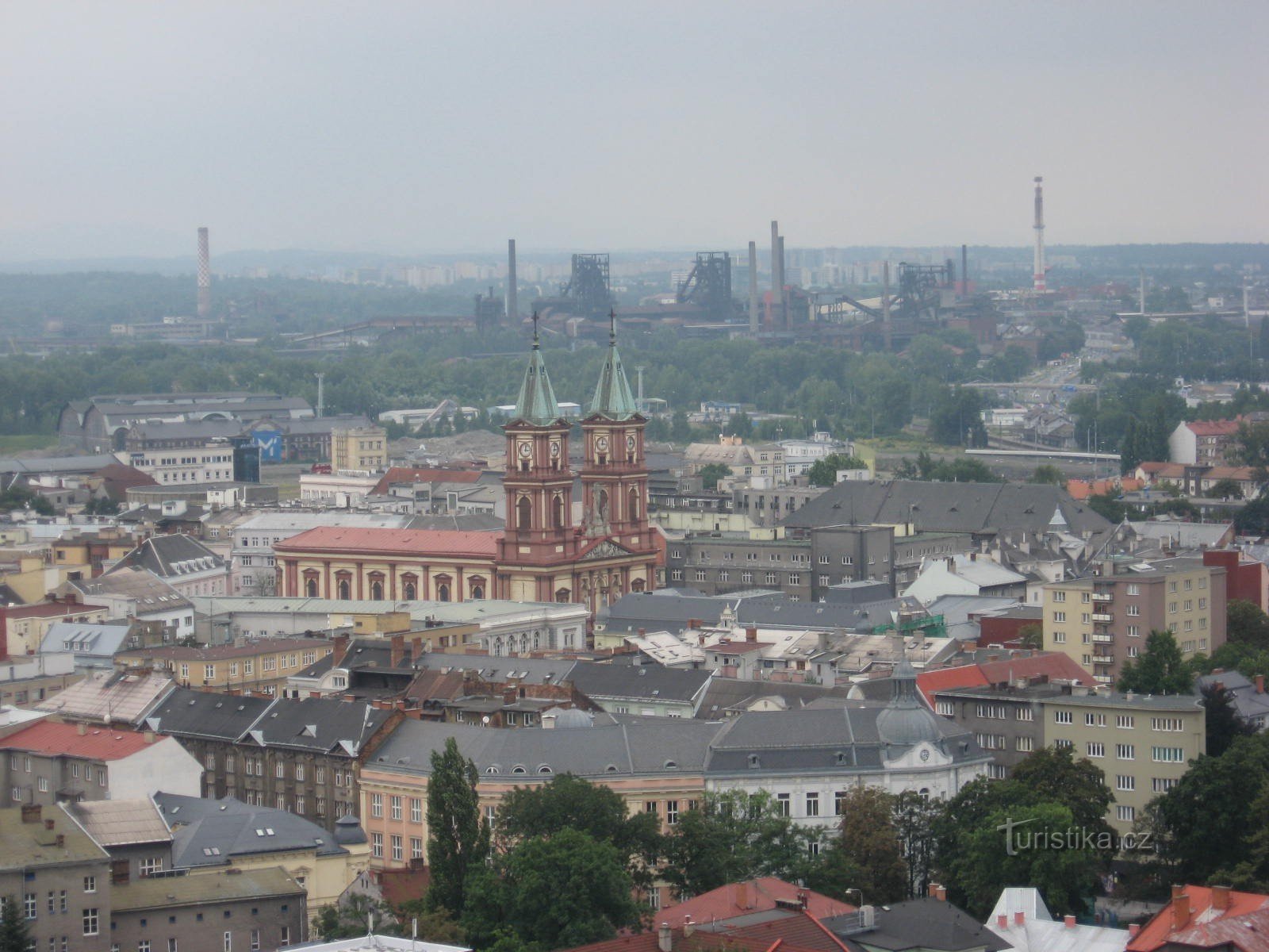 Udsigtstårn af det nye rådhus i Ostrava