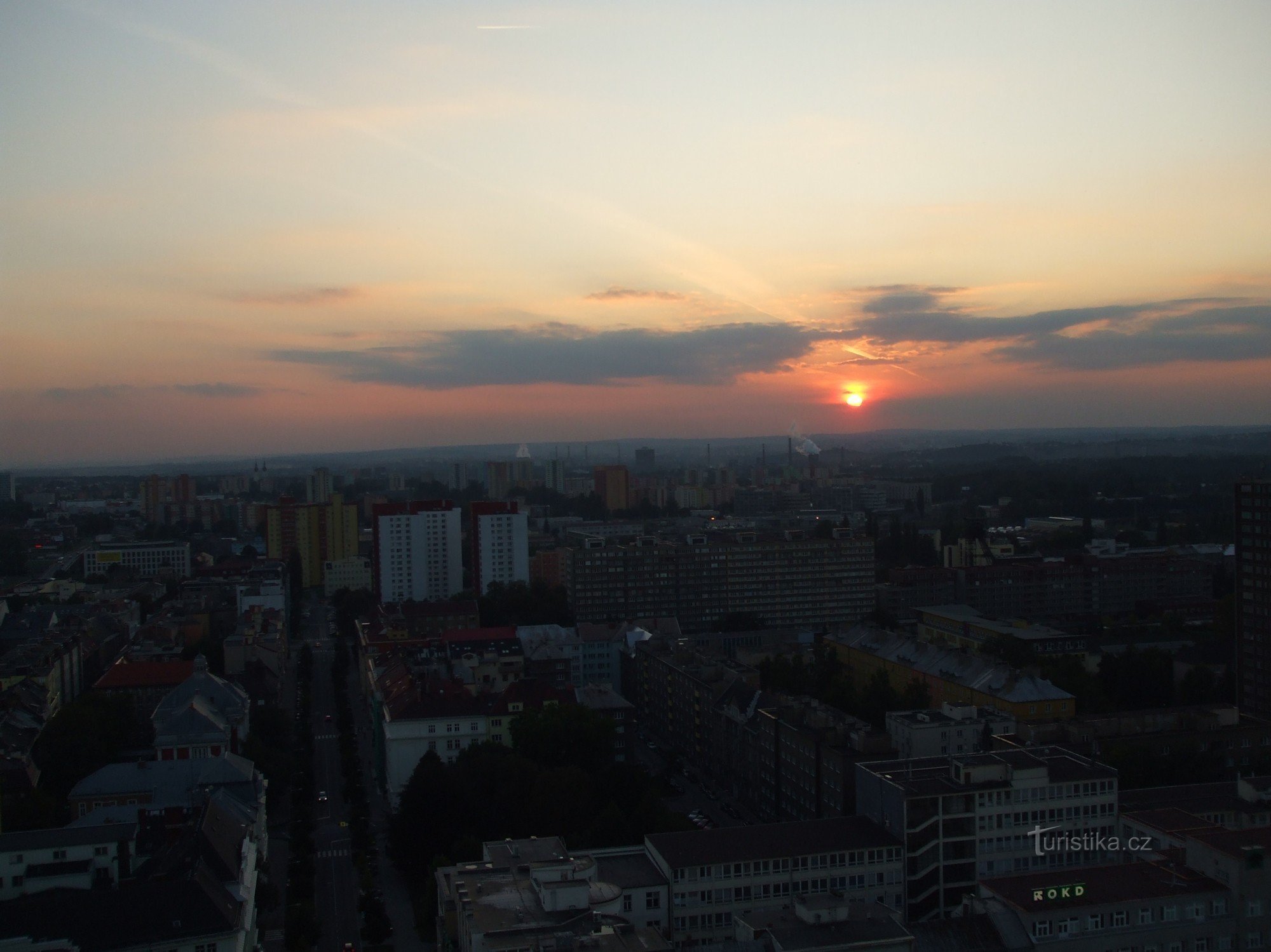 Torre di osservazione del Municipio Nuovo di Ostrava.