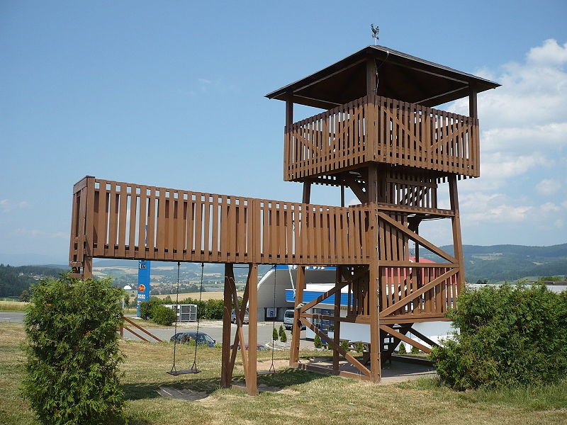 The Rtyn observation tower in Podkrkonoší