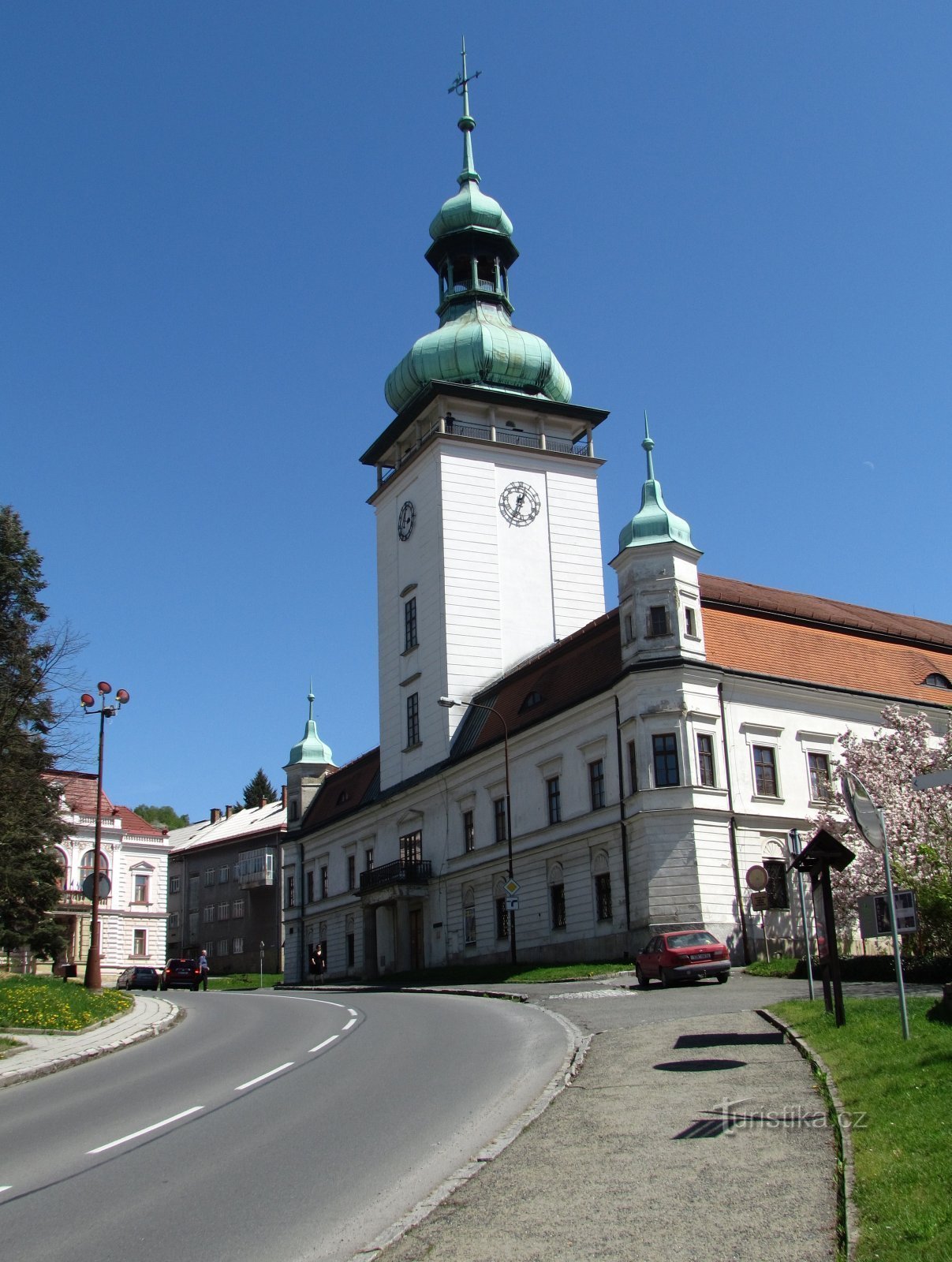 Der Aussichtsturm der Burg Vsetín