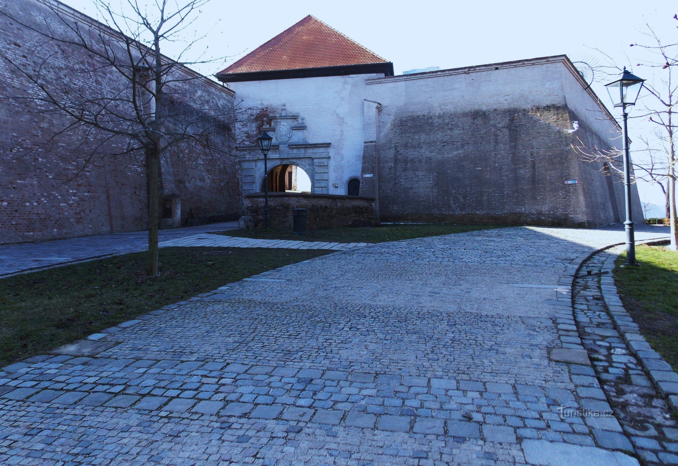 Gazebo no Castelo Špilberk em Brno