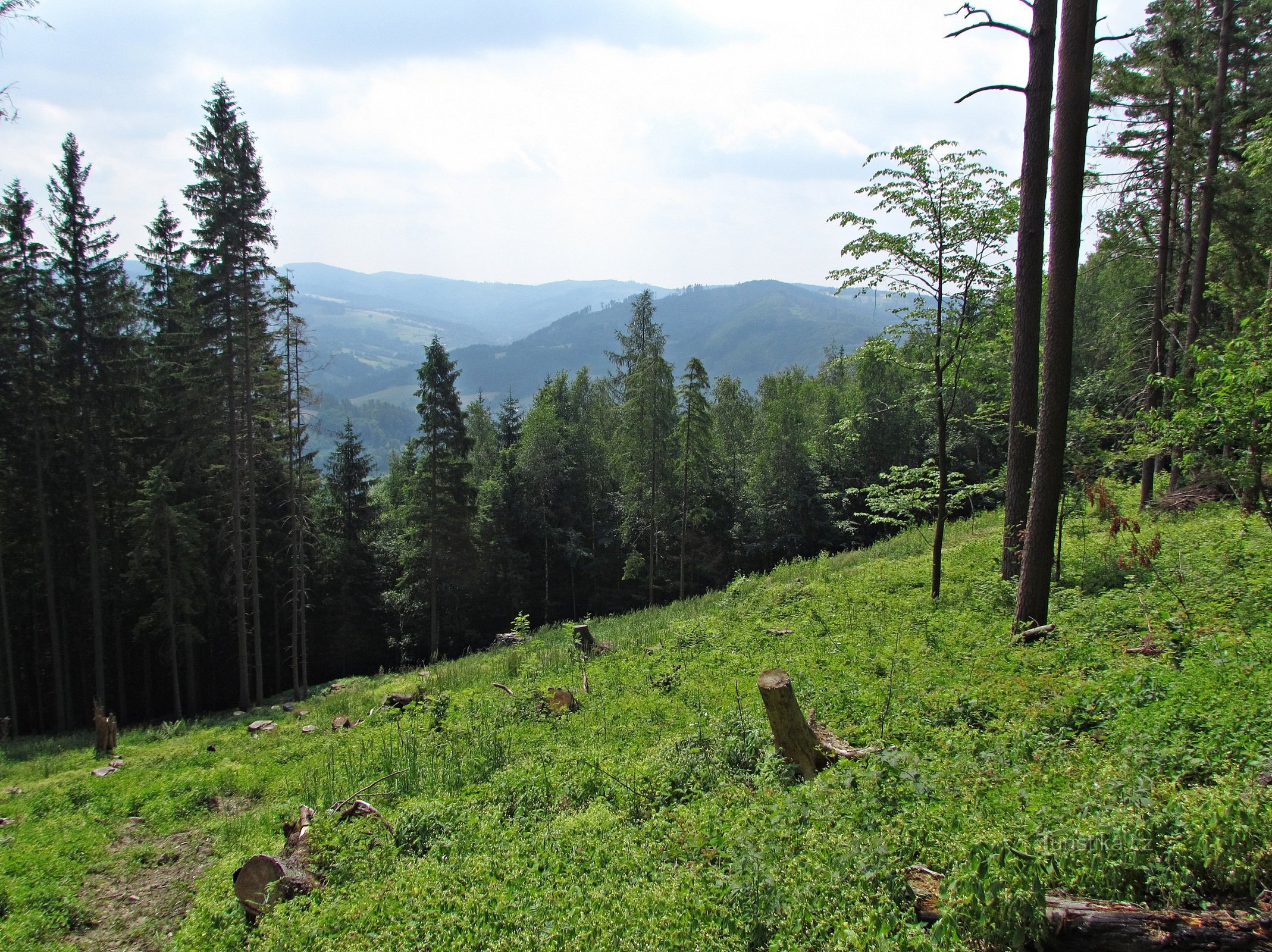 Mirante abaixo de Mala Lhota